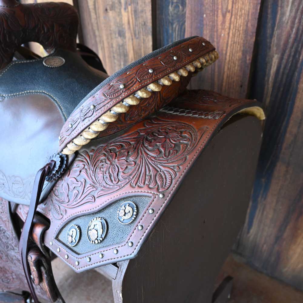 14" USED SHILOH JORDAN PETERSON CONTENDER BARREL SADDLE - Image 3