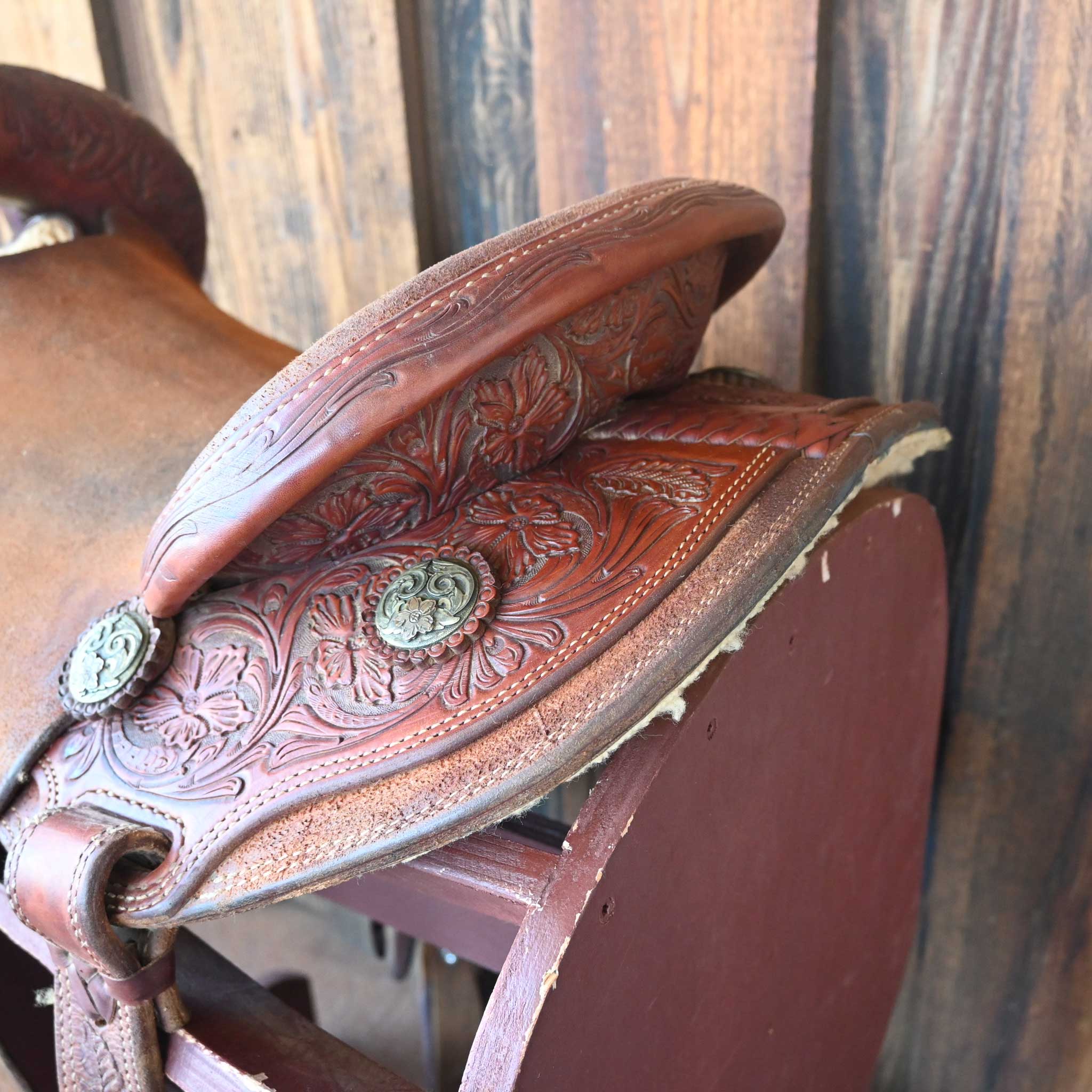 14" USED TAD SANDERS BARREL SADDLE - Image 3