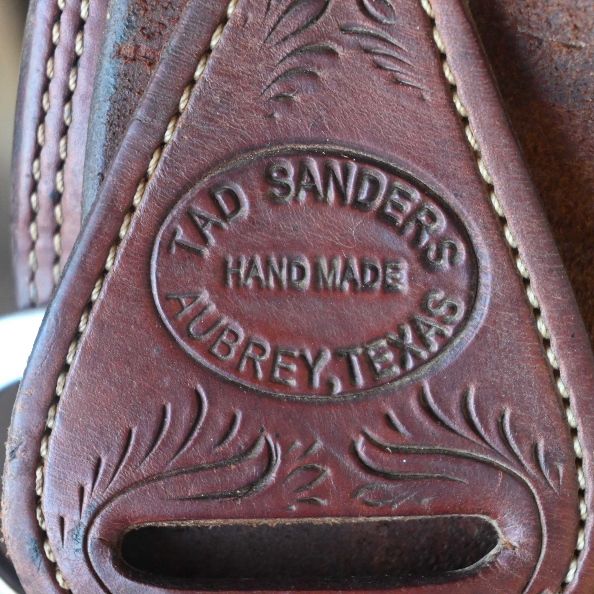 14" USED TAD SANDERS BARREL SADDLE - Image 4