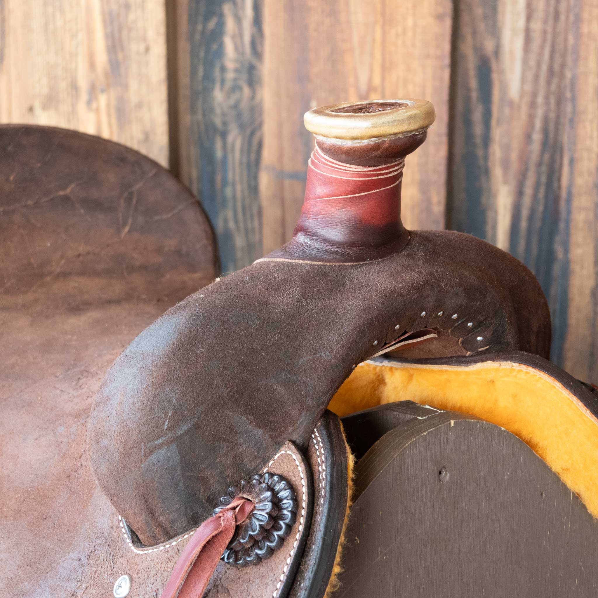 15.5" TESKEY'S TEAM ROPING SADDLE - Image 2