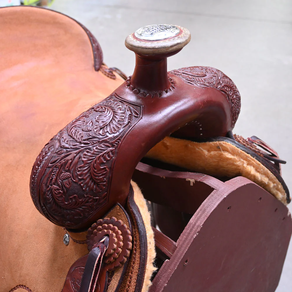 15.5" DEMO BILLY COOK RANCH SADDLE - Image 2