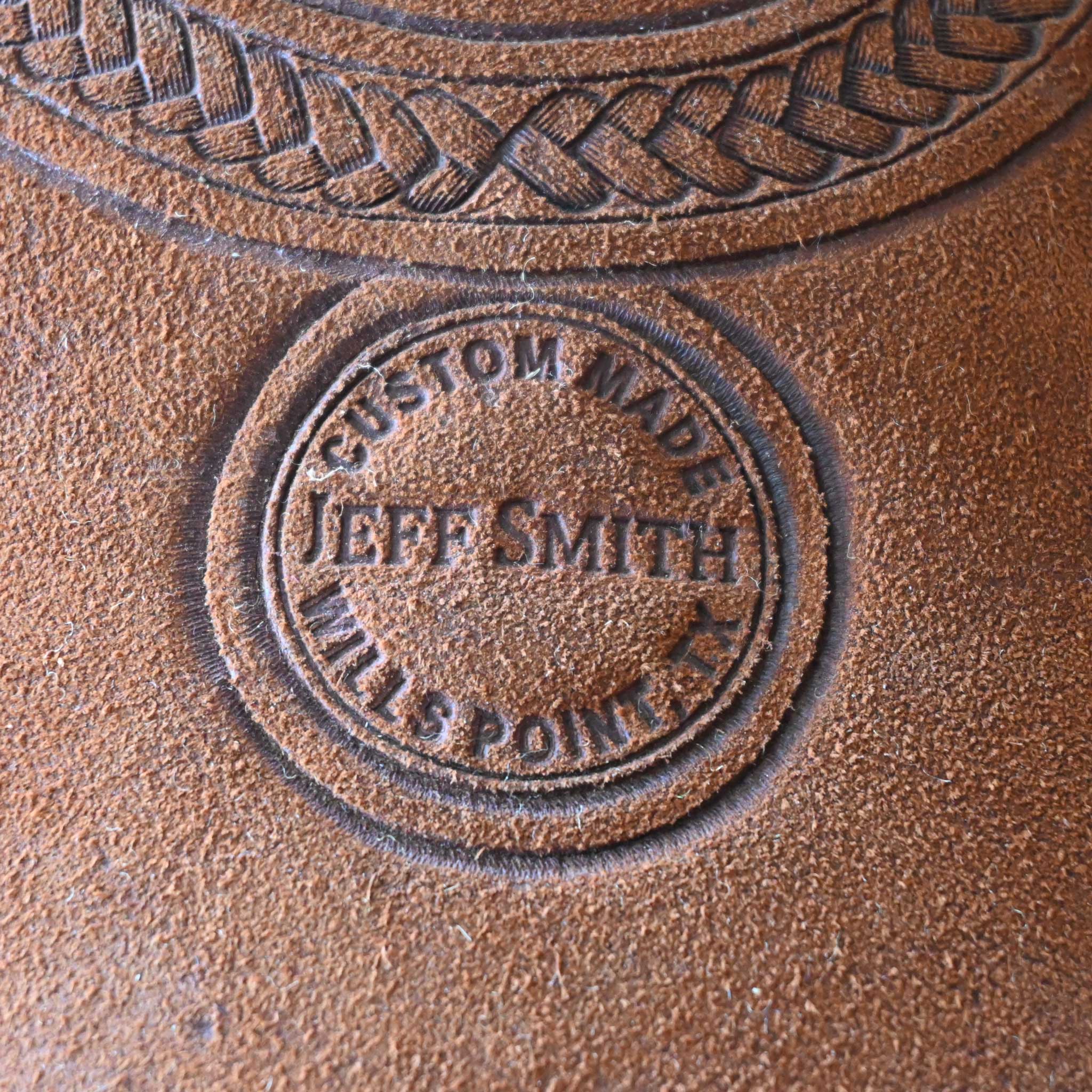 15.5" DEMO JEFF SMITH TEAM ROPING SADDLE - Image 4