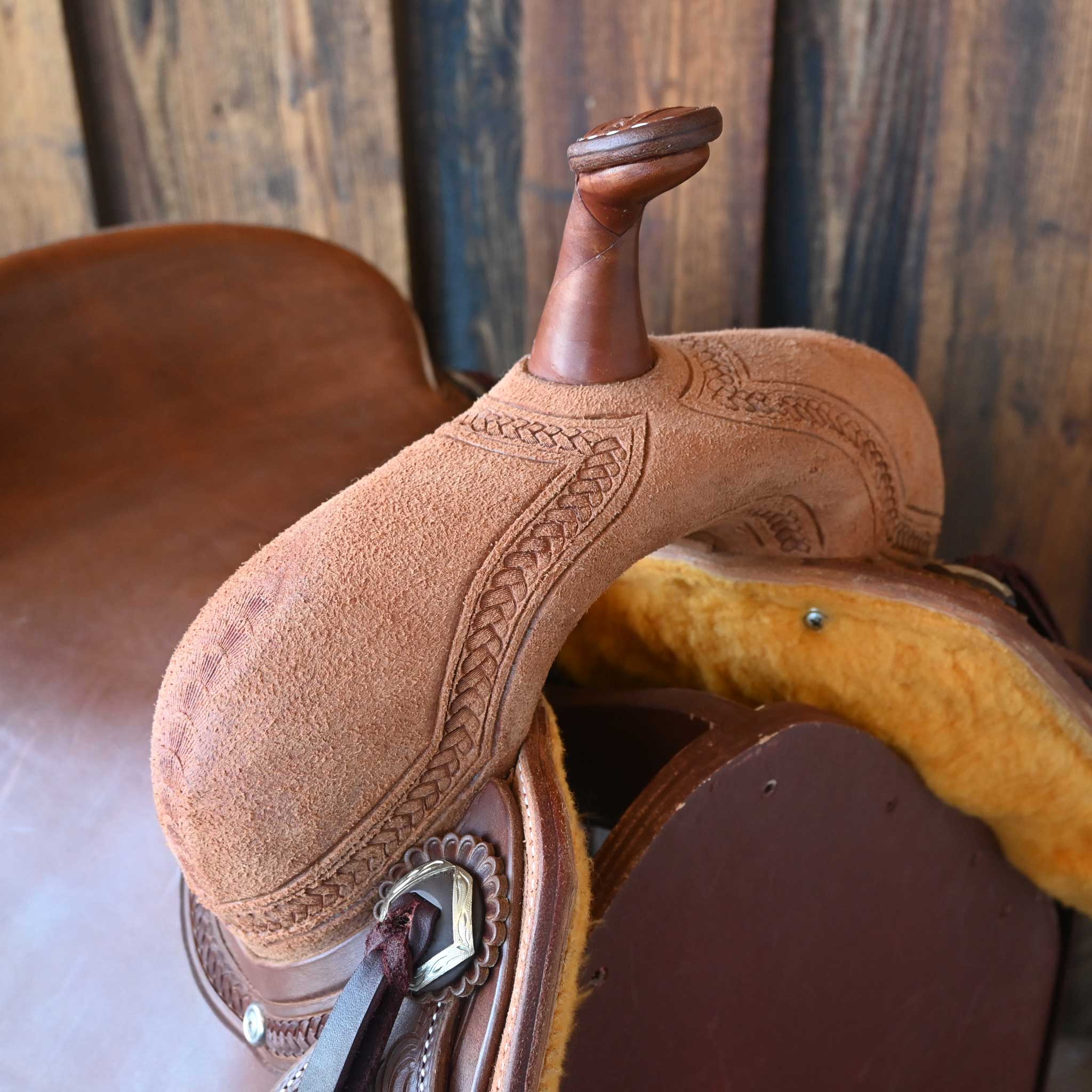 15.5" JEFF SMITH BEAU GALYEAN CUTTING SADDLE - Image 2