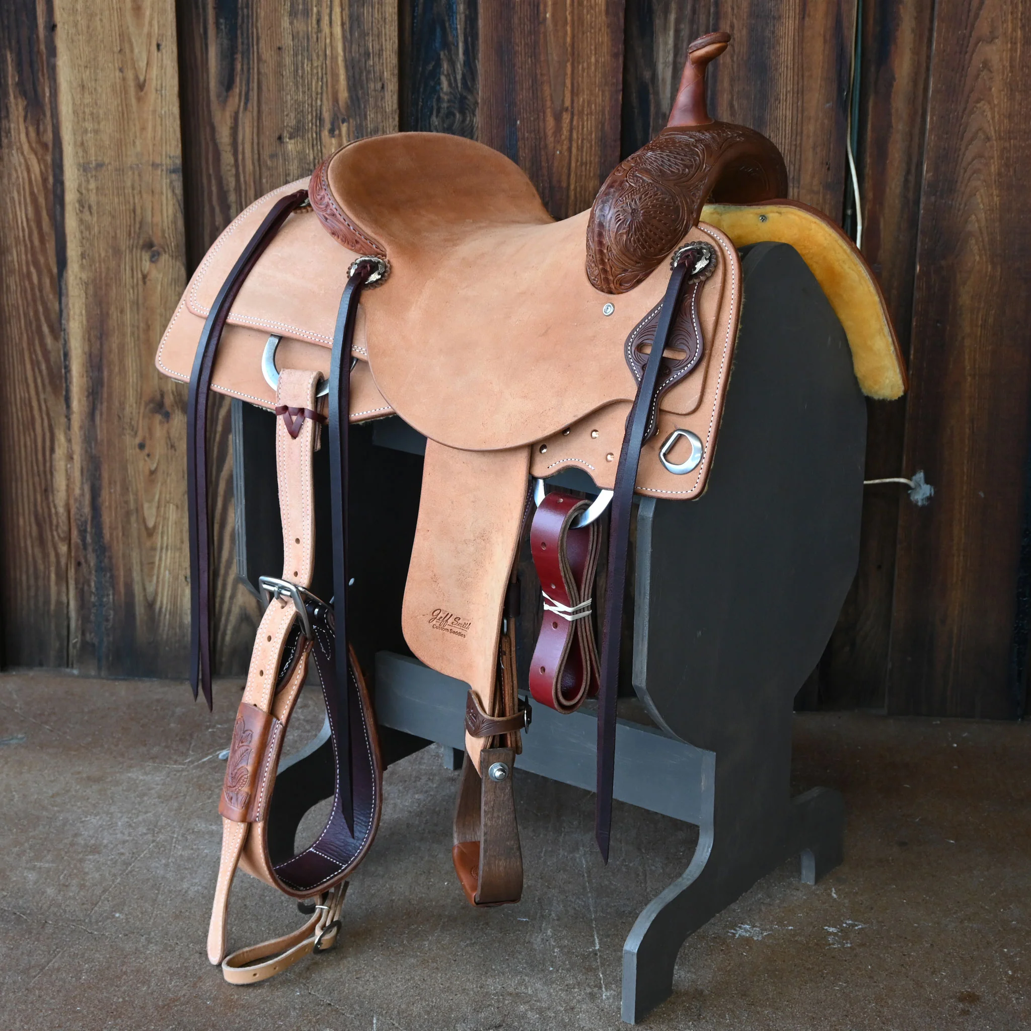 15.5" JEFF SMITH BUSTER WELCH CUTTING SADDLE