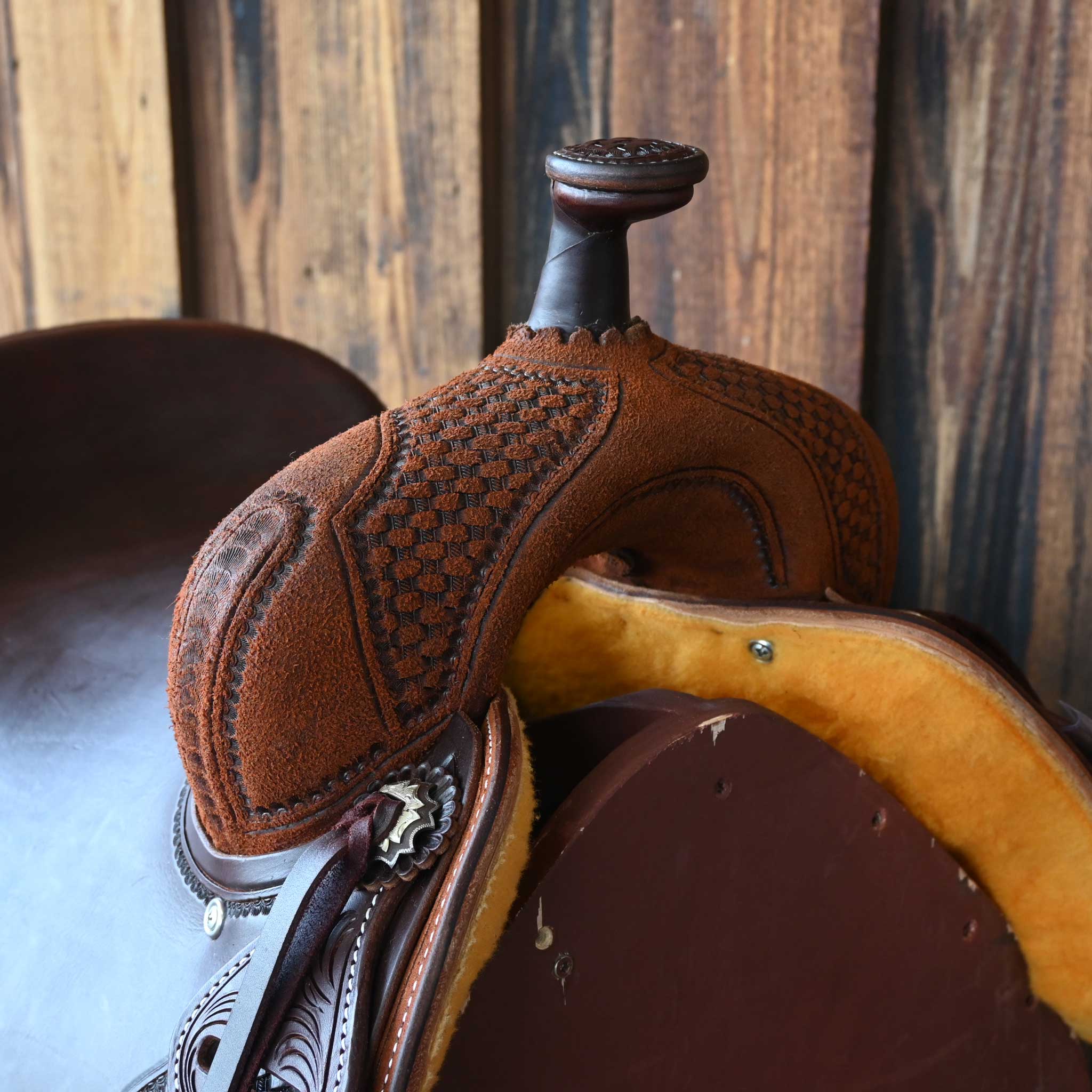 15.5" JEFF SMITH BUSTER WELCH RANCH CUTTER SADDLE - Image 2