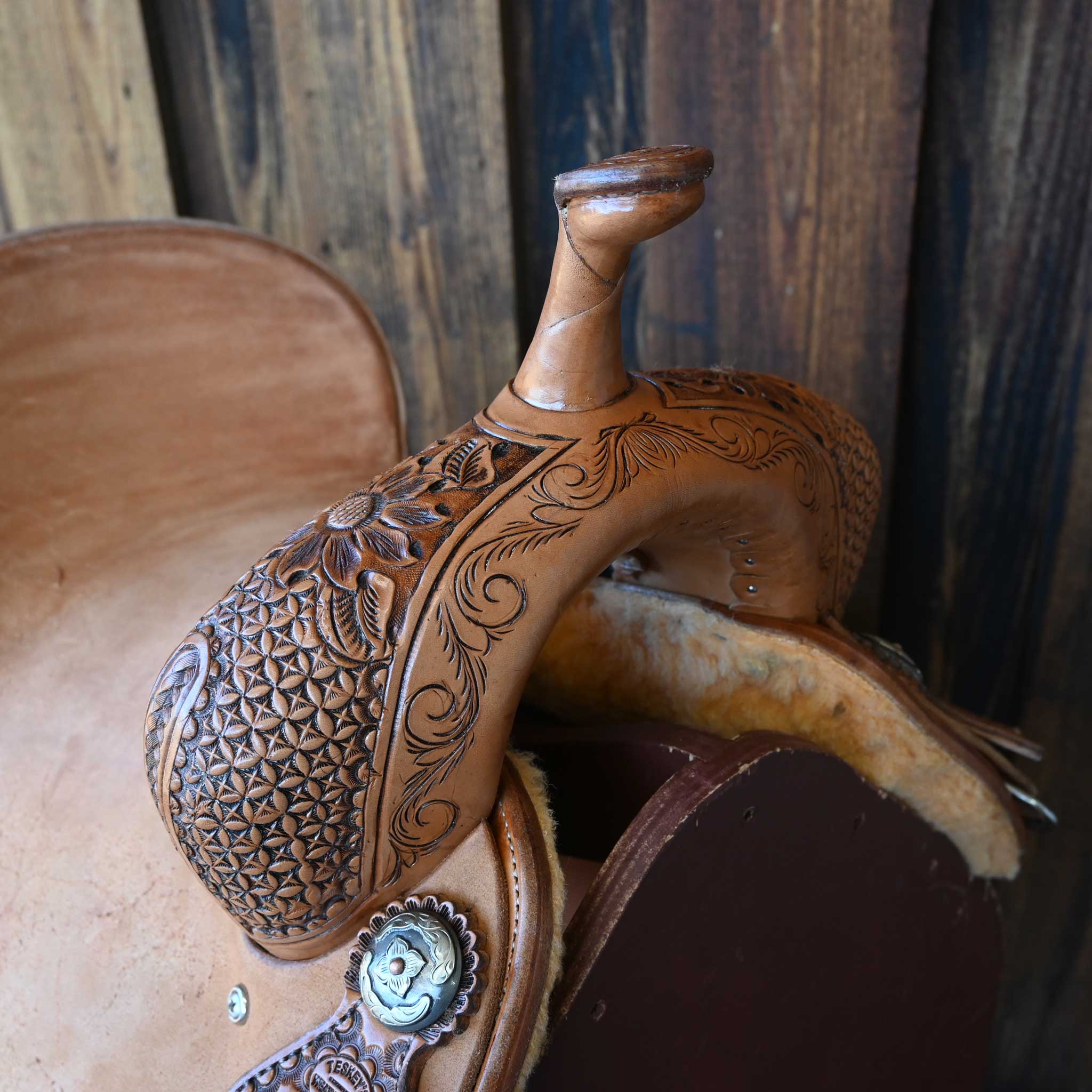 15.5" TESKEY'S BARREL SADDLE - Image 2