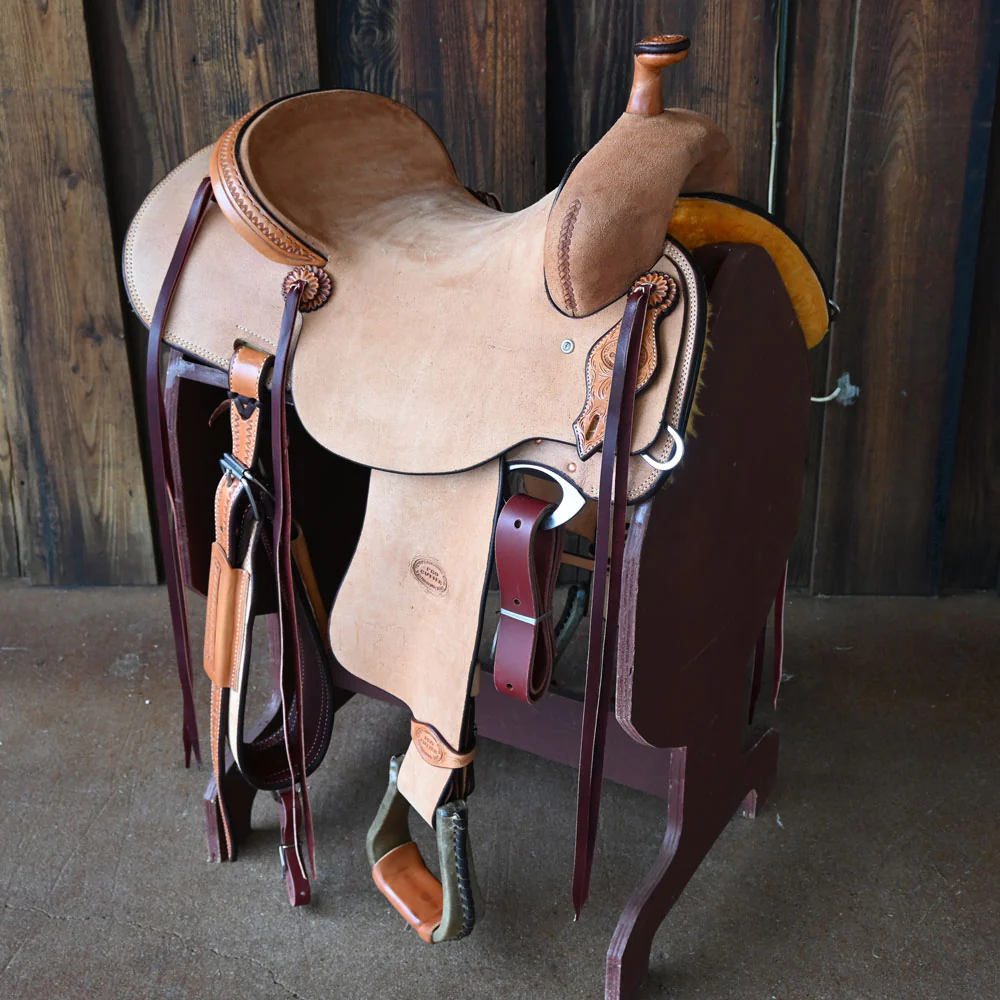 15.5" TESKEY'S PRO CUTTER RANCH CUTTER SADDLE