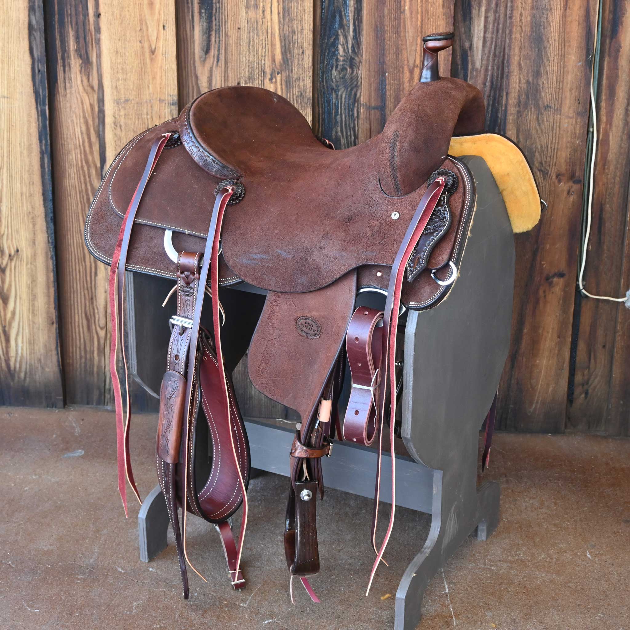 15.5" TESKEY'S PRO CUTTER RANCH CUTTER SADDLE