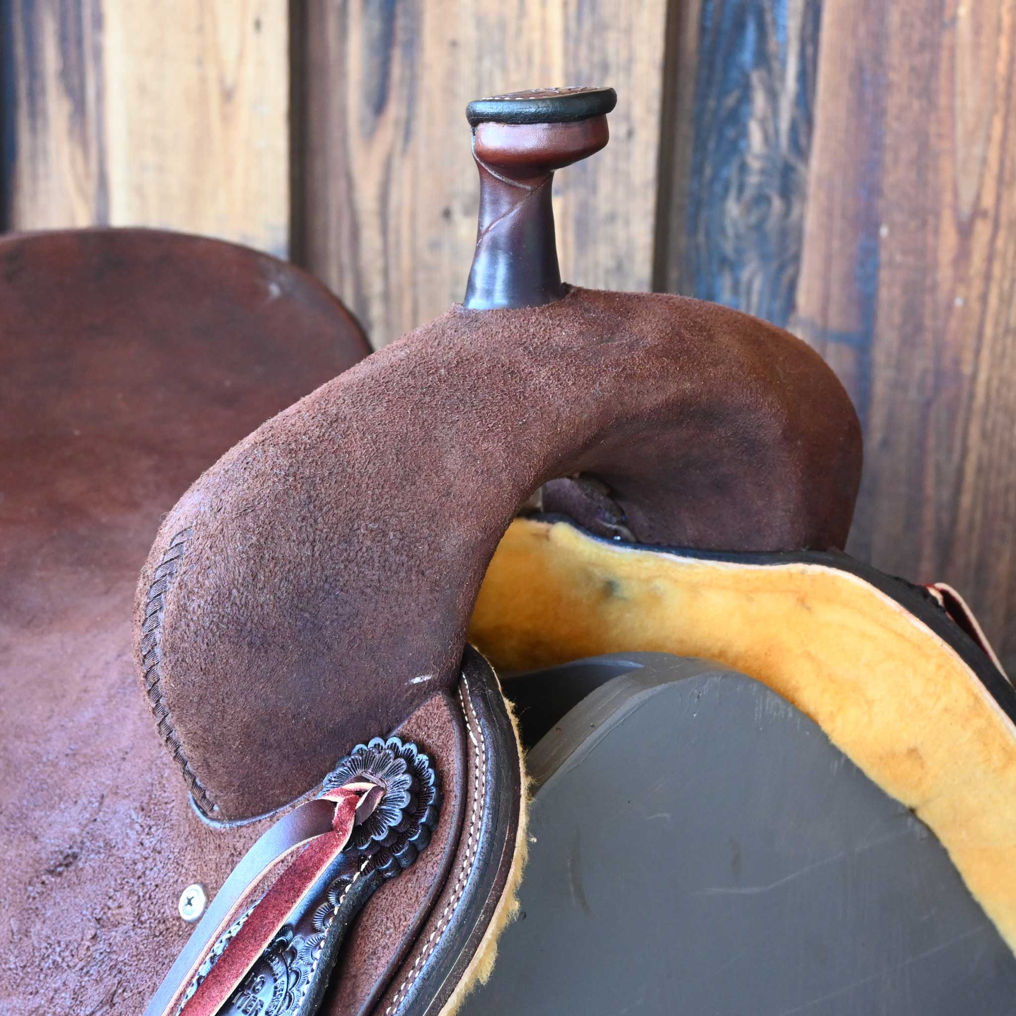 15.5" TESKEY'S PRO CUTTER RANCH CUTTER SADDLE - Image 2