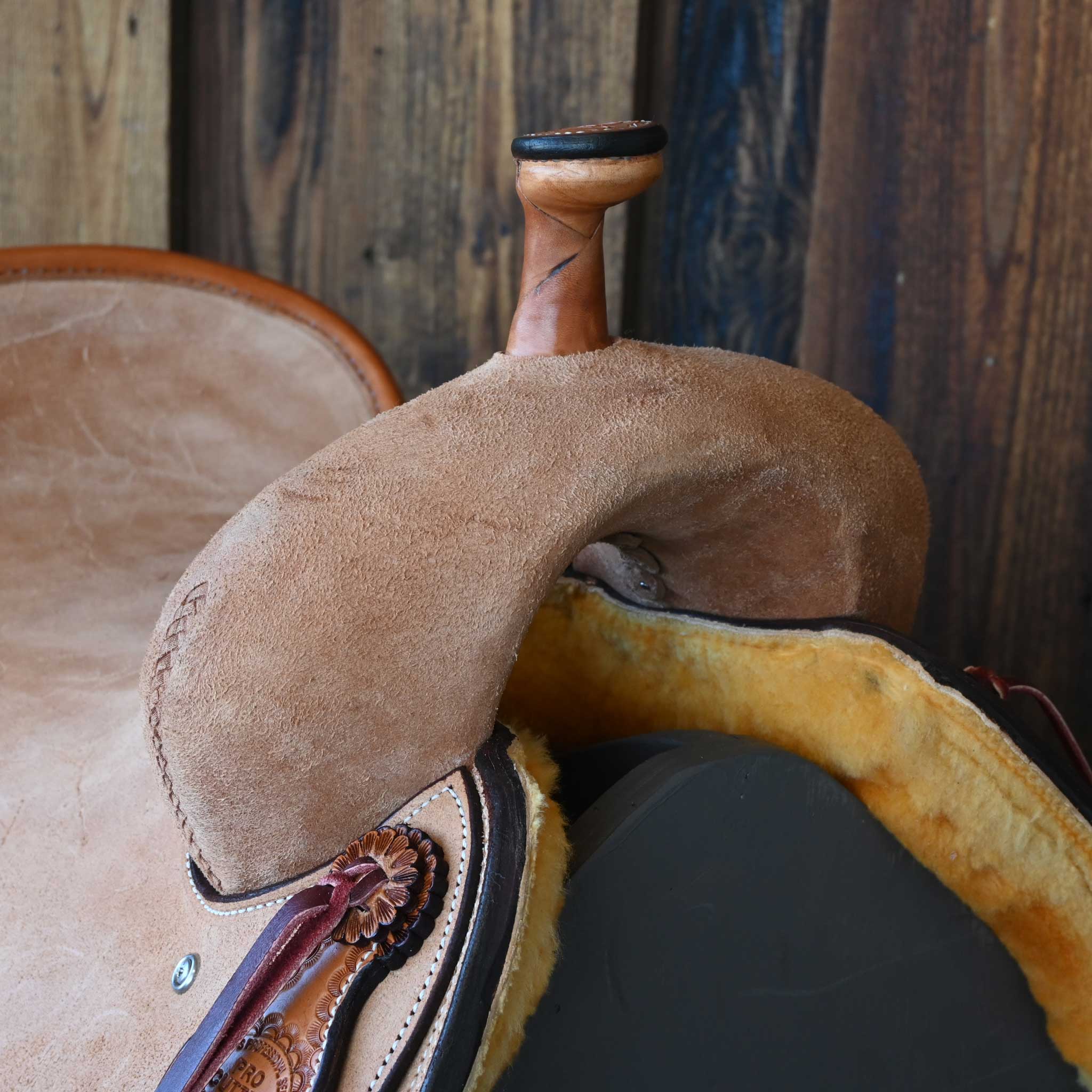 15.5" TESKEY'S PRO CUTTER RANCH CUTTER SADDLE - Image 2