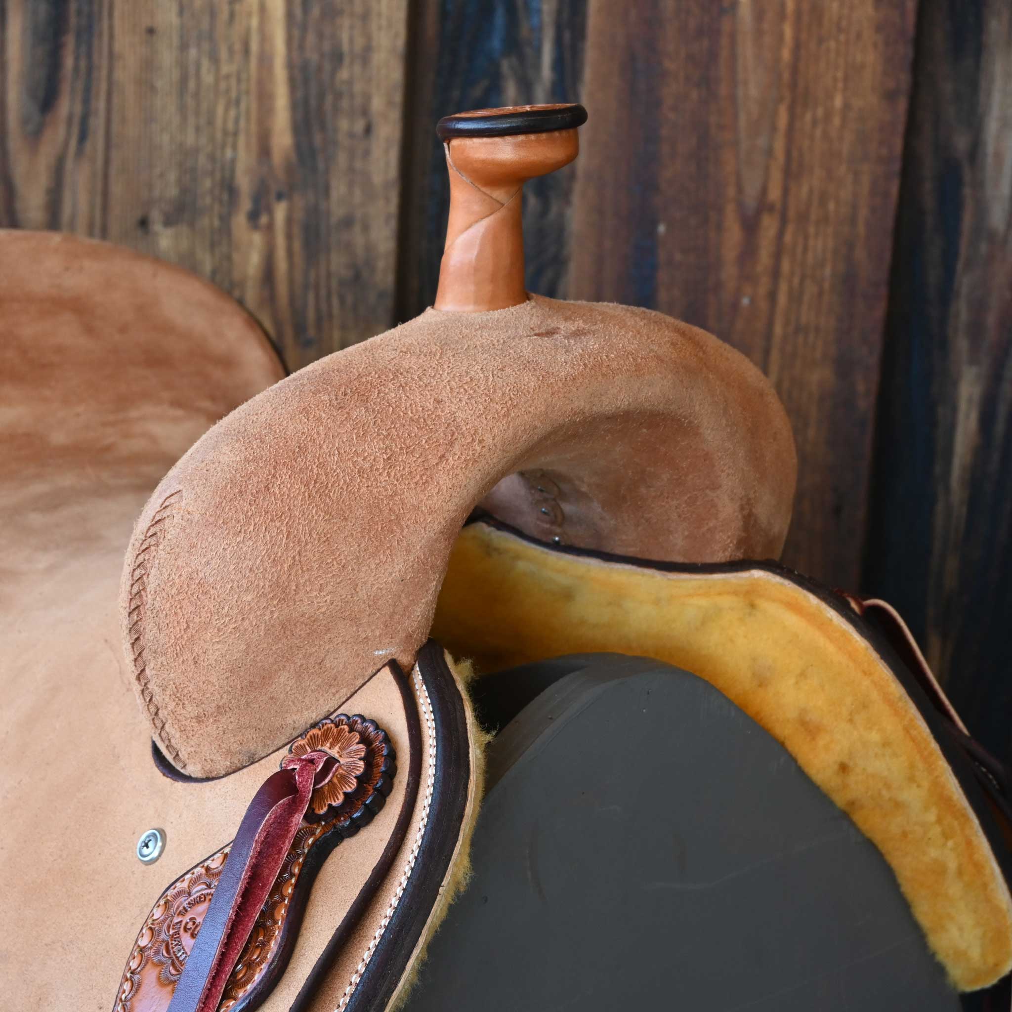 15.5" TESKEY'S PRO CUTTER RANCH CUTTER SADDLE - Image 2