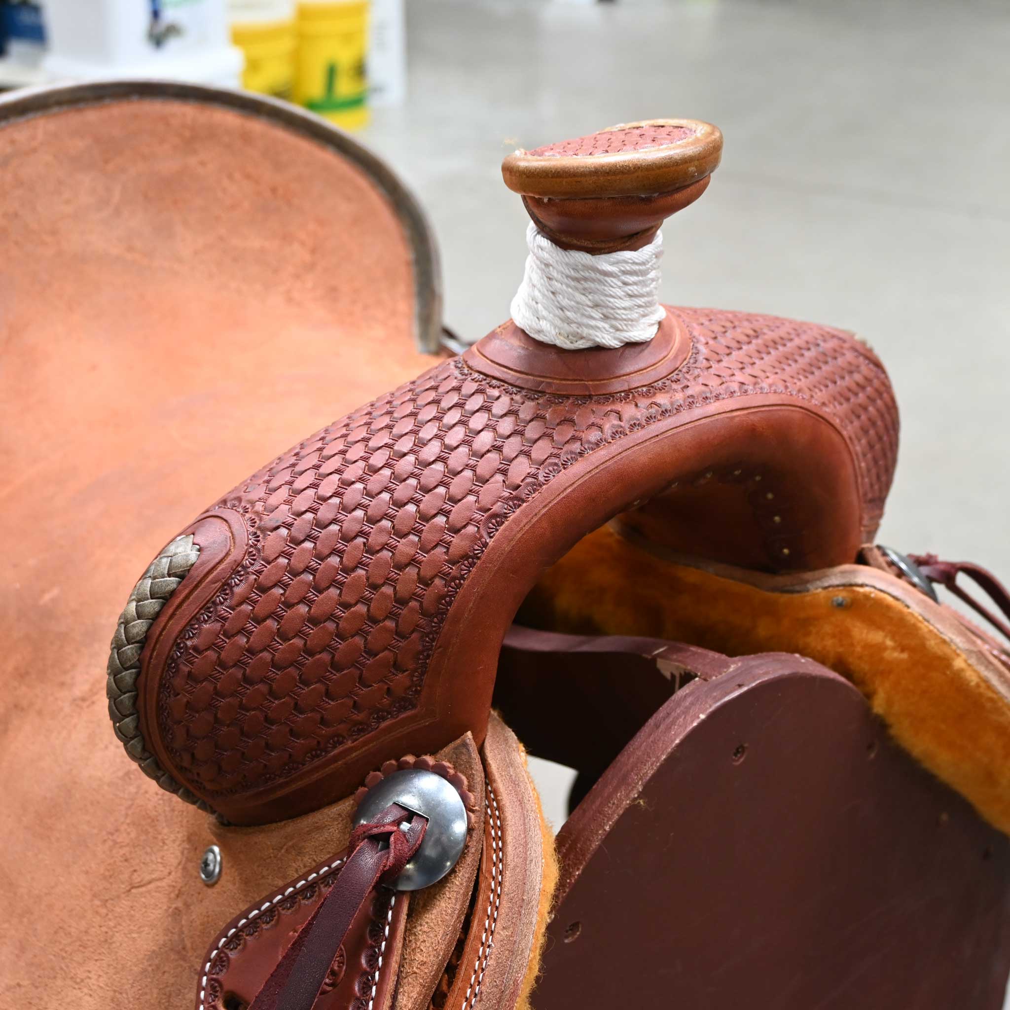 15.5" TESKEY'S RANCH ASSOCIATION SADDLE - Image 2
