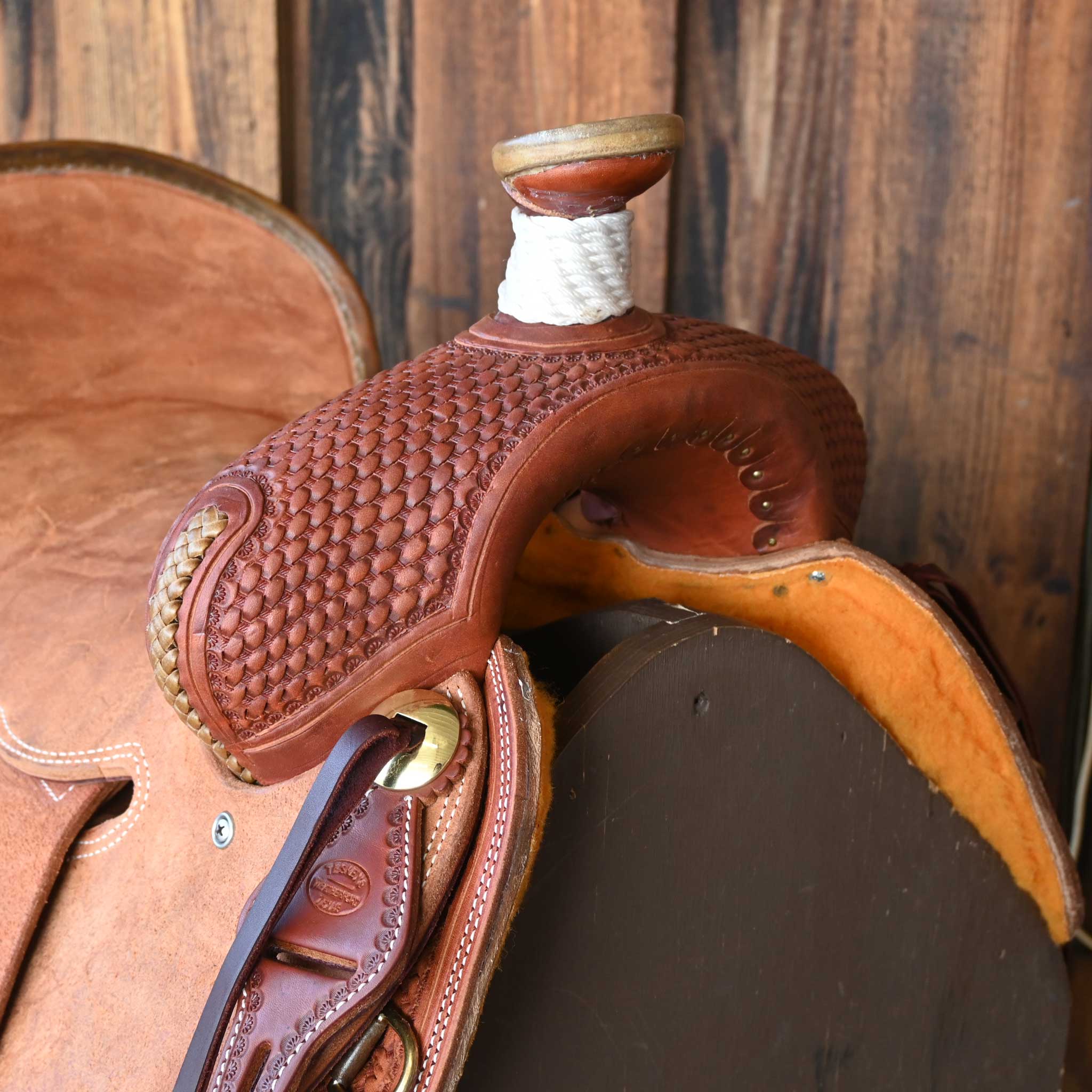 15.5" TESKEY'S RANCH ASSOCIATION SADDLE - Image 2