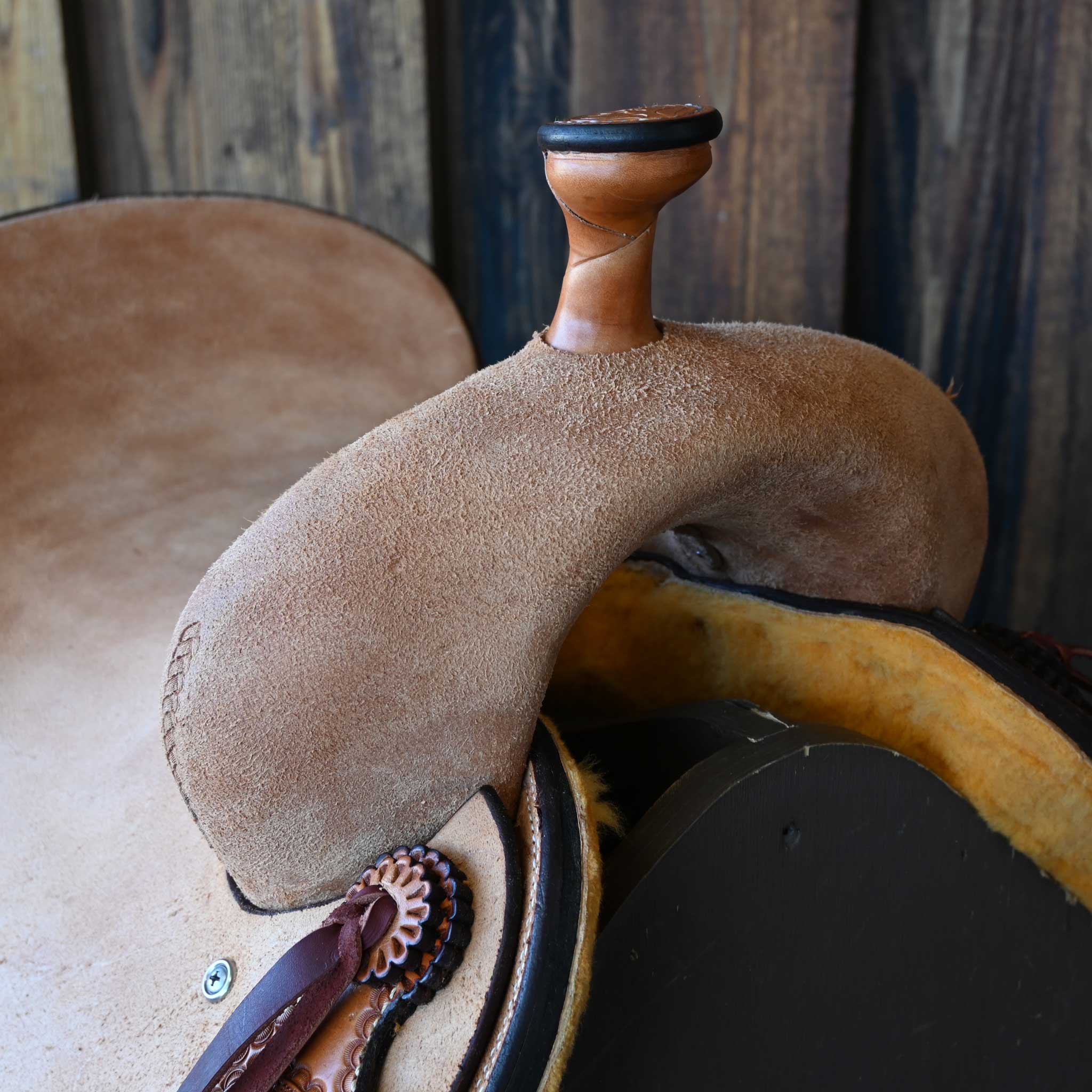 15.5" TESKEY'S RANCH CUTTER SADDLE - Image 2