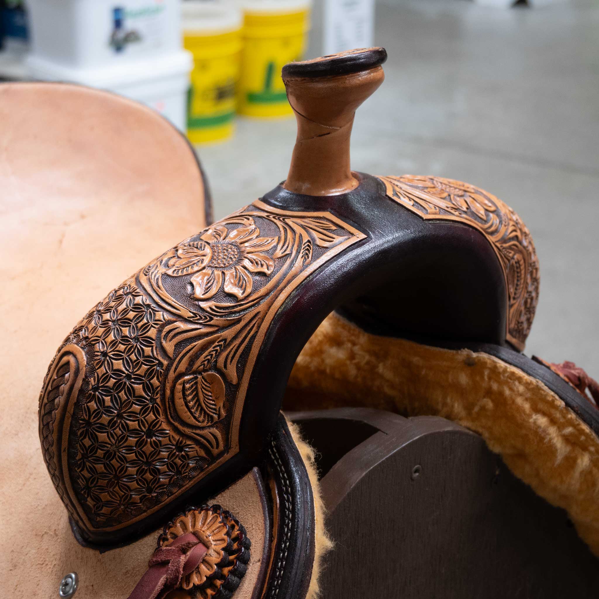 15.5" TESKEY'S RANCH VERSATILITY SADDLE - Image 2
