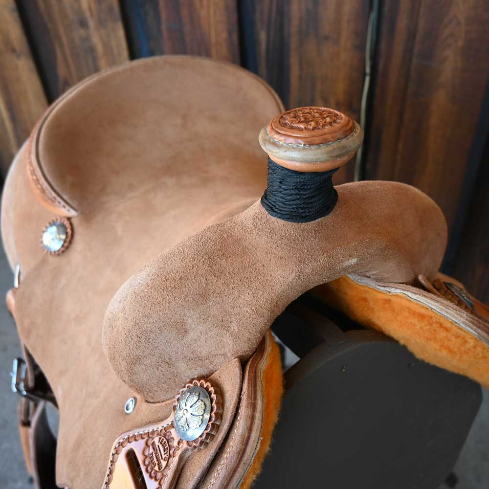 15.5" TESKEY'S TEAM ROPING SADDLE - Image 2