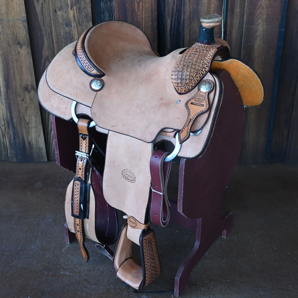 15.5" TESKEY'S TEAM ROPING SADDLE