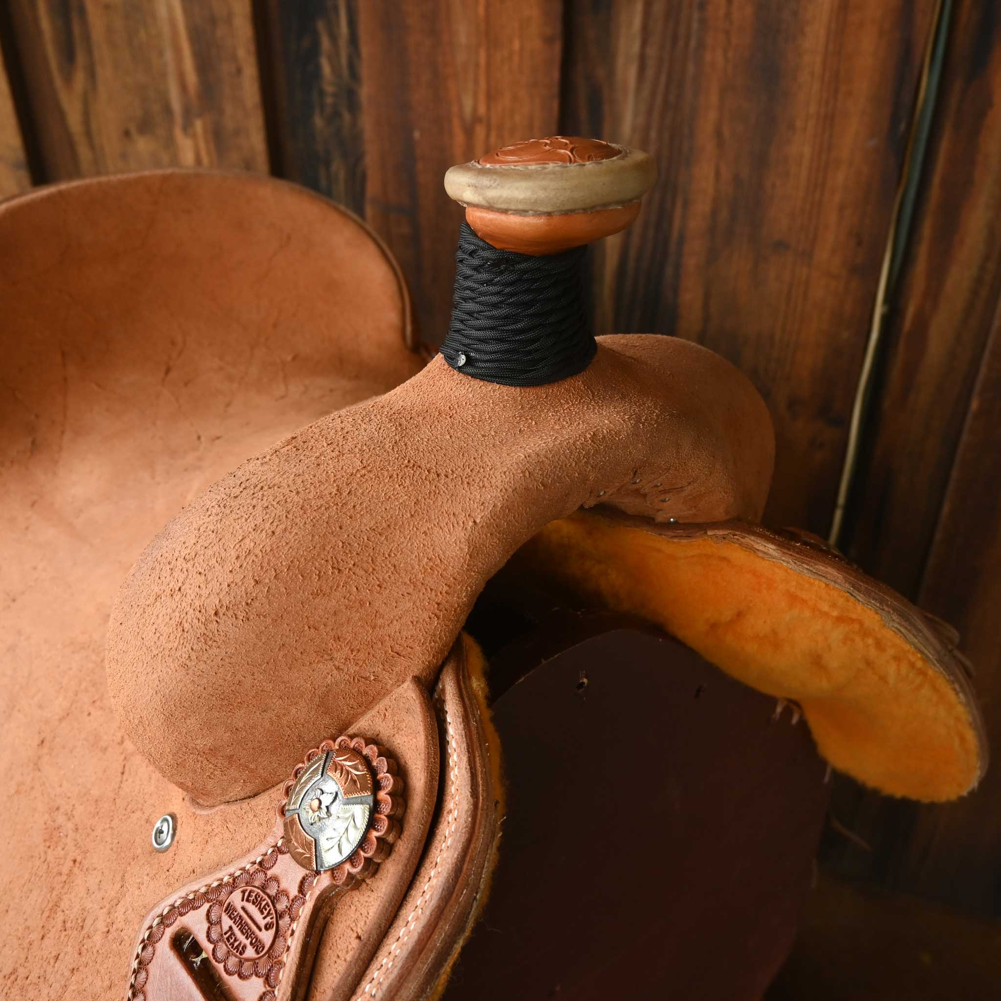 15.5" TESKEY'S TEAM ROPING SADDLE - Image 2