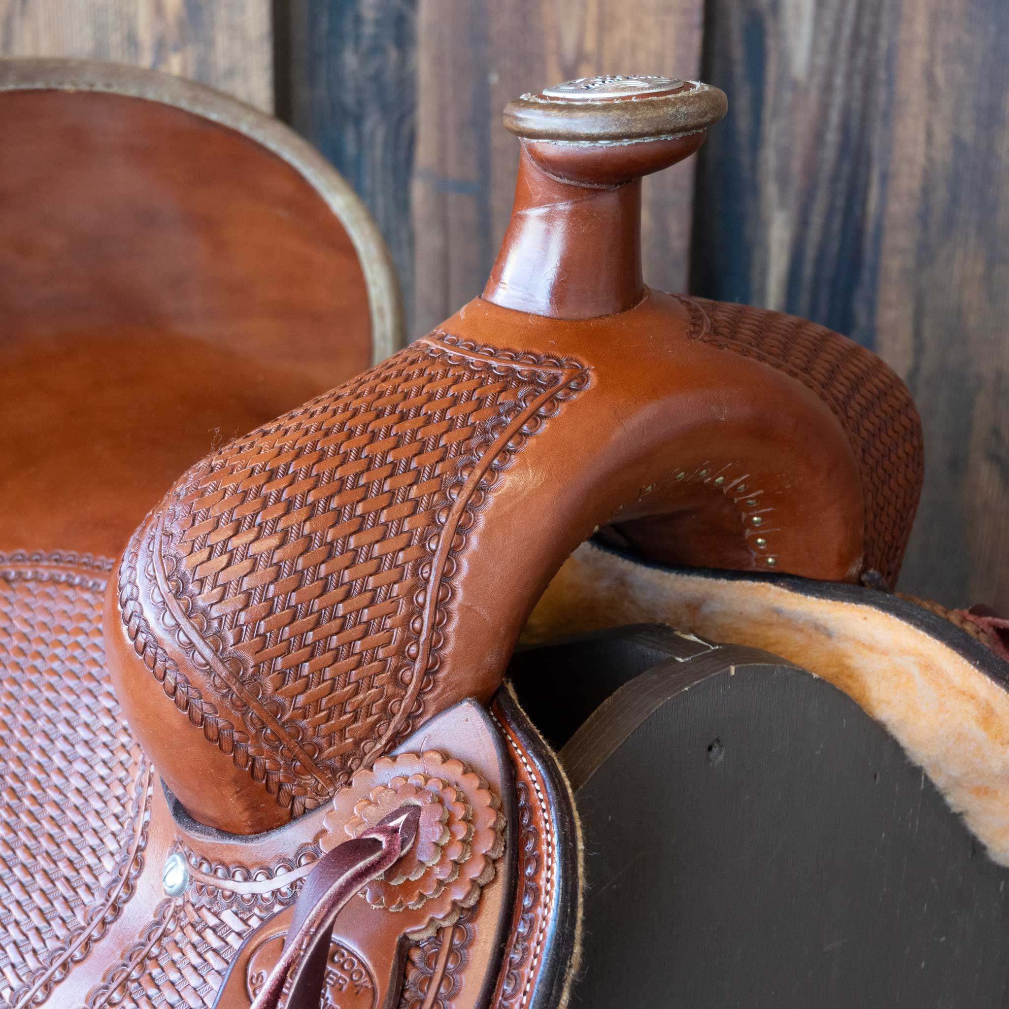 15" BILLY COOK RANCH SADDLE - Image 2