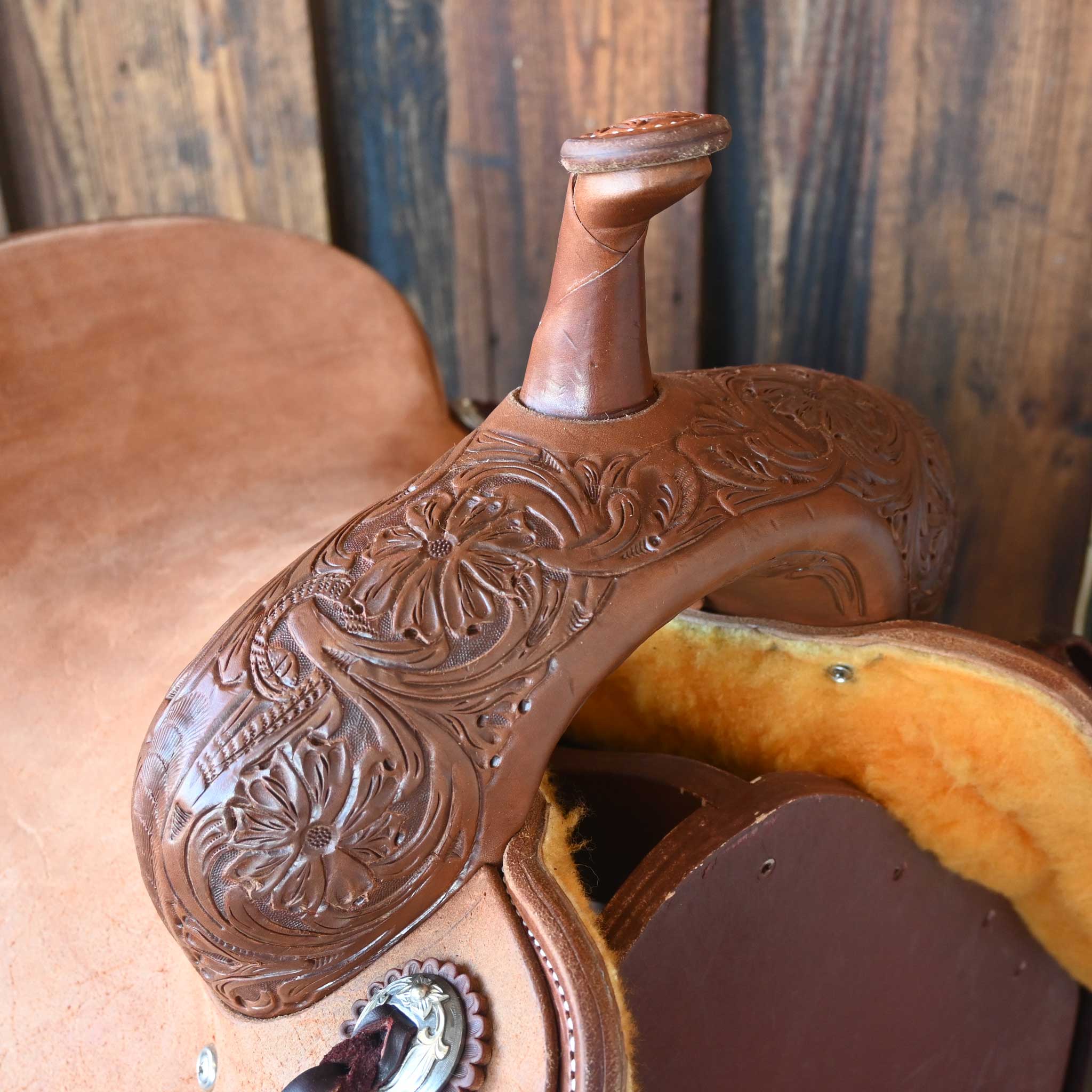 15" JEFF SMITH BUSTER WELCH CUTTING SADDLE - Image 2