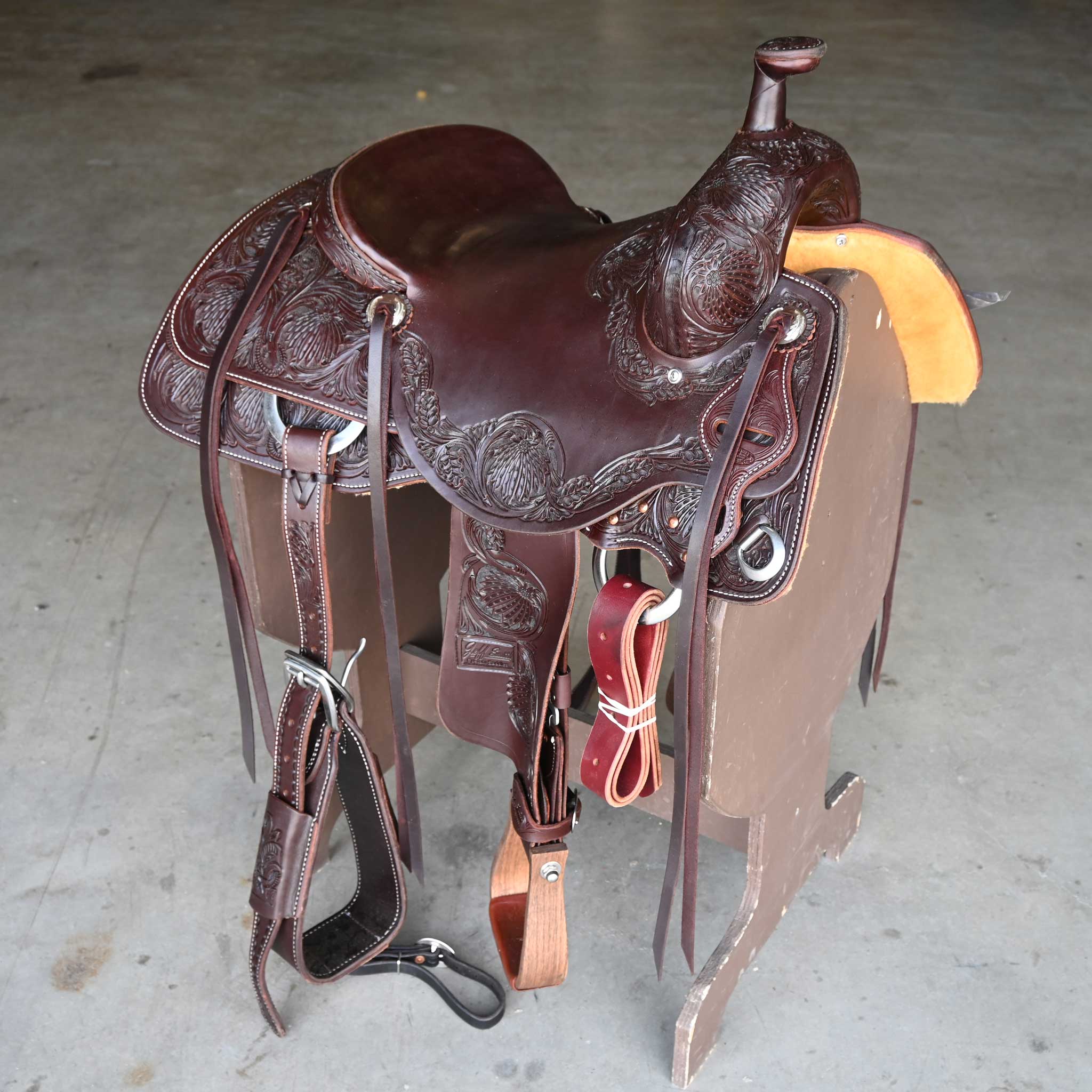 15" JEFF SMITH BUSTER WELCH RANCH CUTTER SADDLE