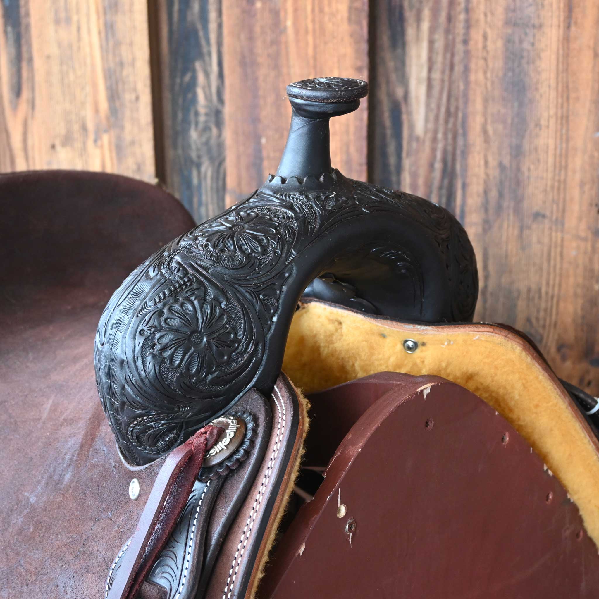 15" JEFF SMITH BUSTER WELCH RANCH CUTTER SADDLE - Image 2