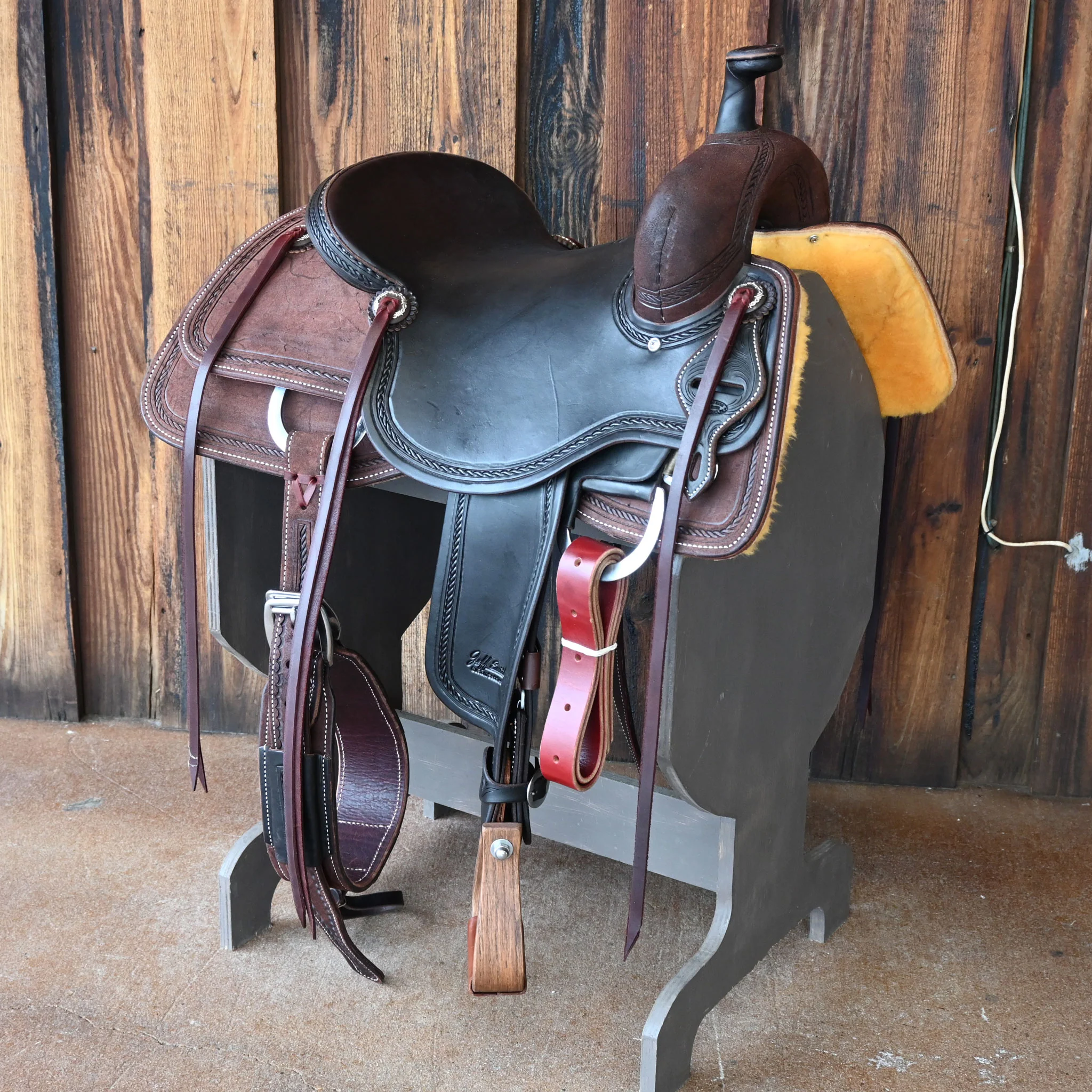 15" JEFF SMITH BUSTER WELCH RANCH CUTTER SADDLE