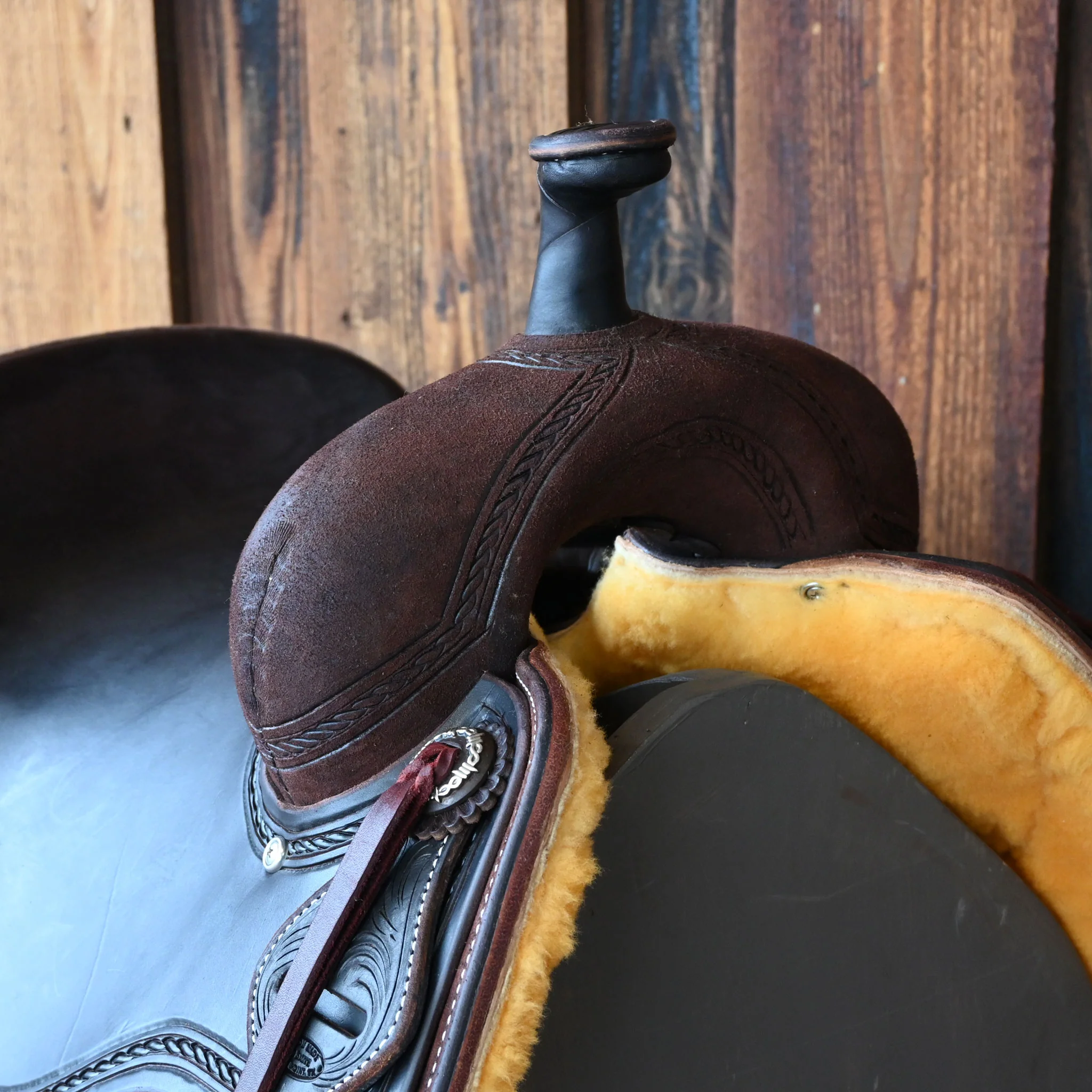 15" JEFF SMITH BUSTER WELCH RANCH CUTTER SADDLE - Image 2