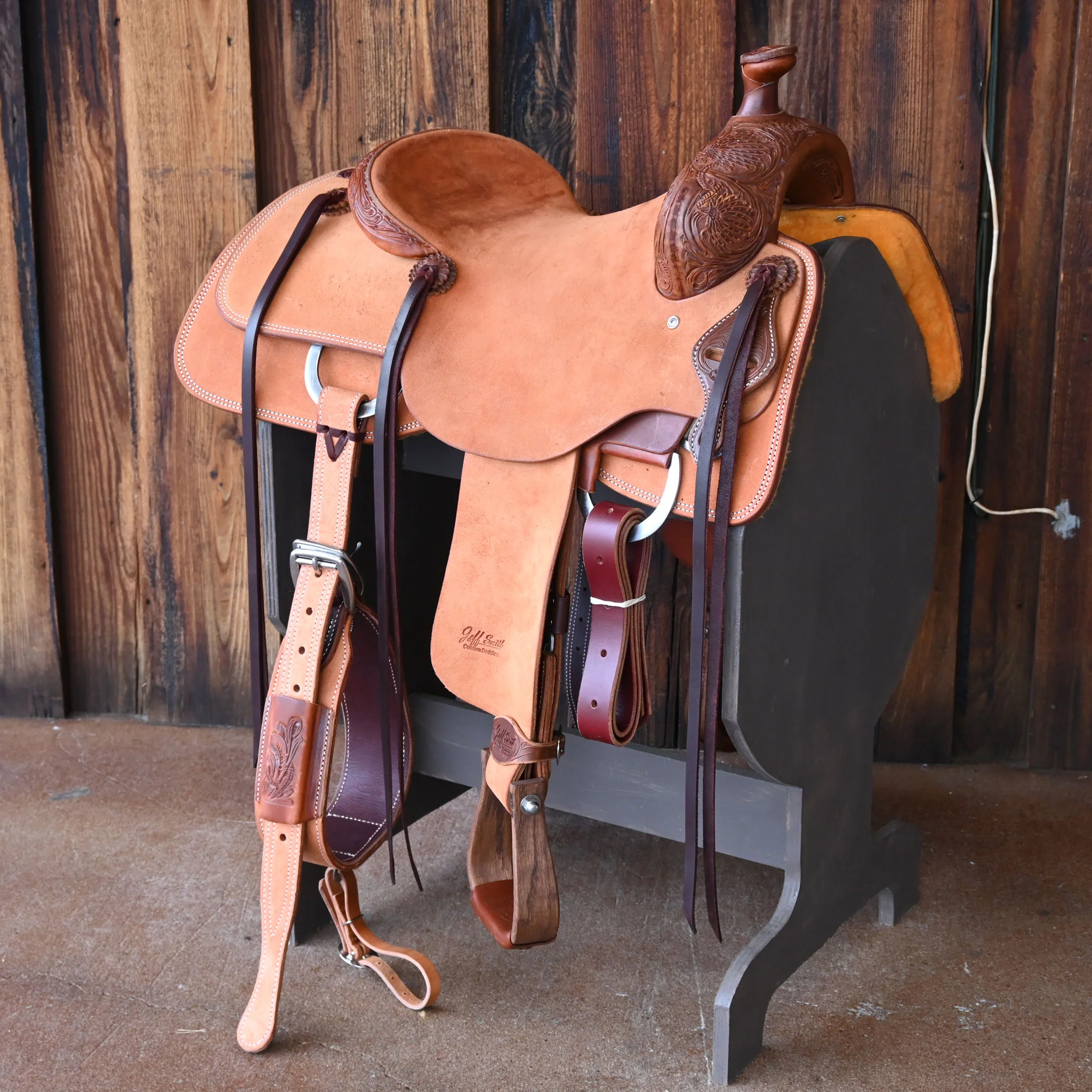15" JEFF SMITH COW HORSE SADDLE