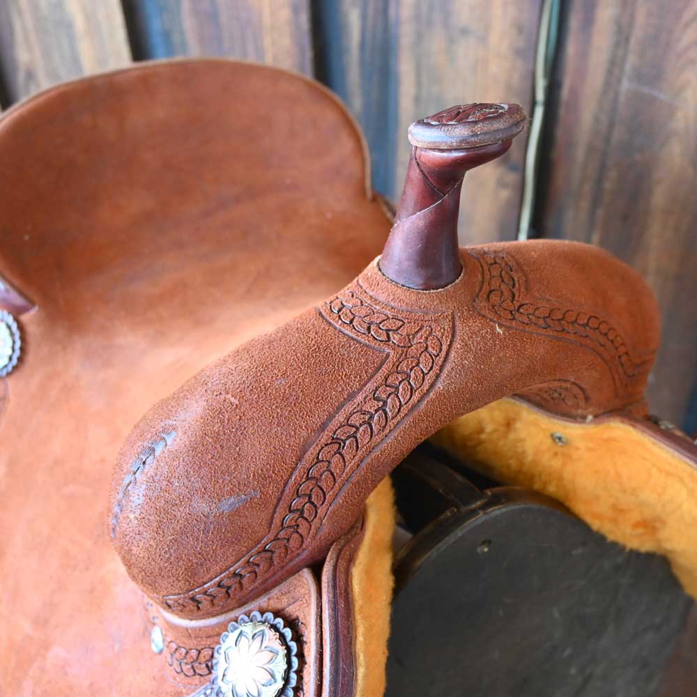 15" JEFF SMITH BUSTER WELCH CUTTING SADDLE - Image 2