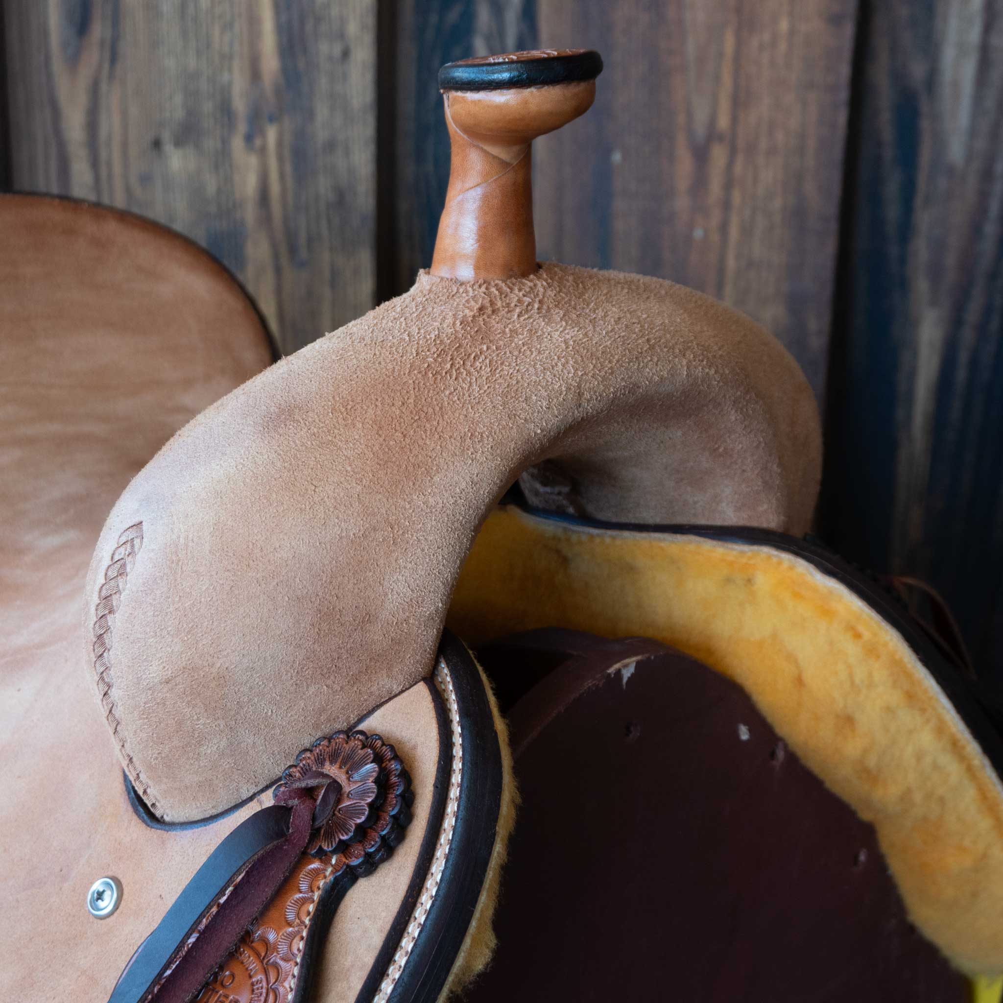 15" TESKEY'S PRO CUTTER RANCH CUTTER SADDLE - Image 2