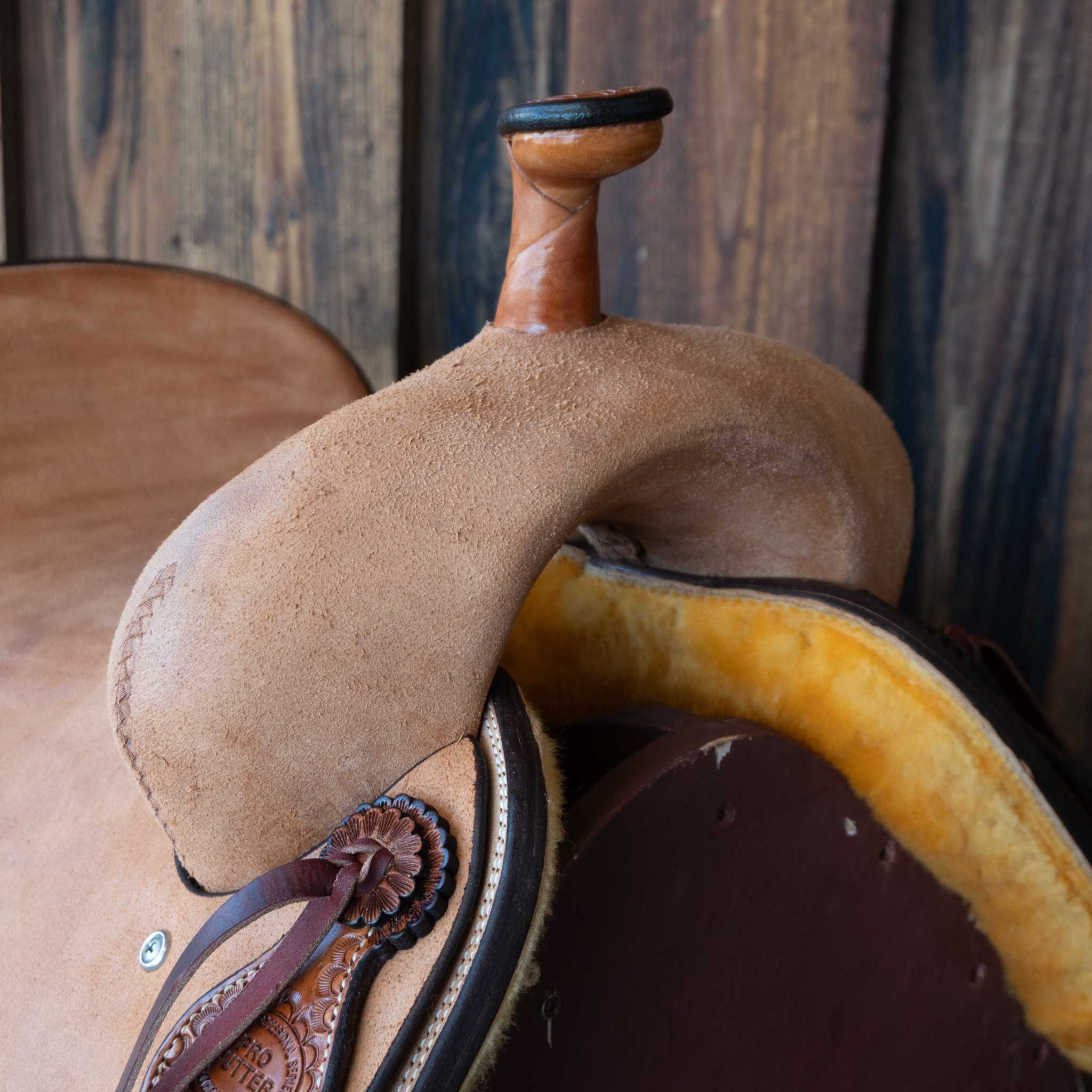 15" TESKEY'S PRO CUTTER RANCH CUTTER SADDLE - Image 2
