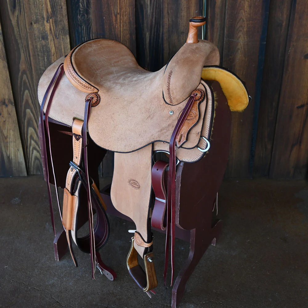 15" TESKEY'S PRO CUTTER RANCH CUTTER SADDLE