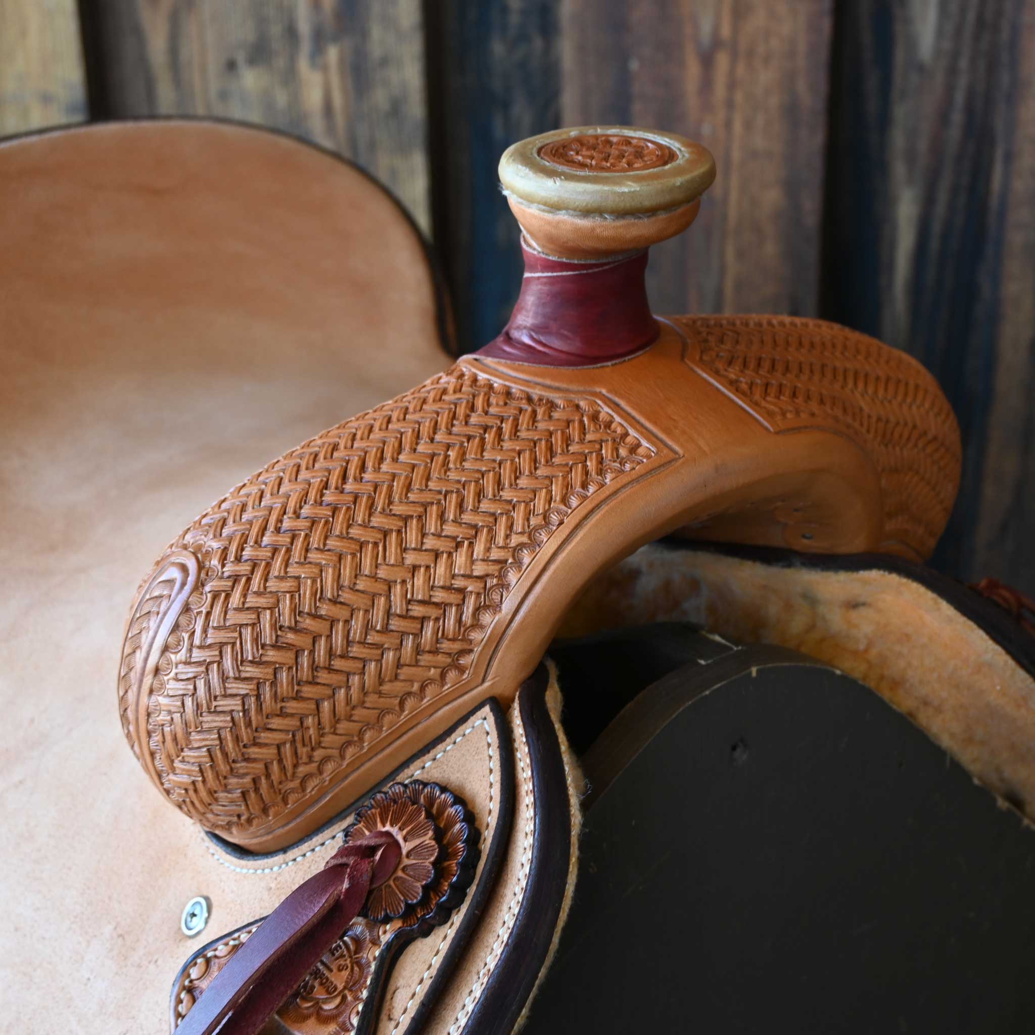 15" TESKEY'S RANCH SADDLE - Image 2