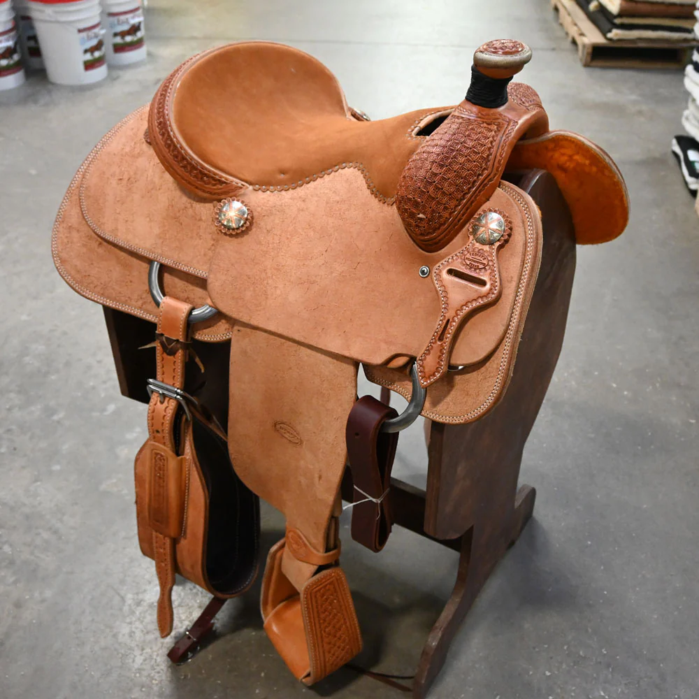 15" TESKEY'S CALF ROPING SADDLE