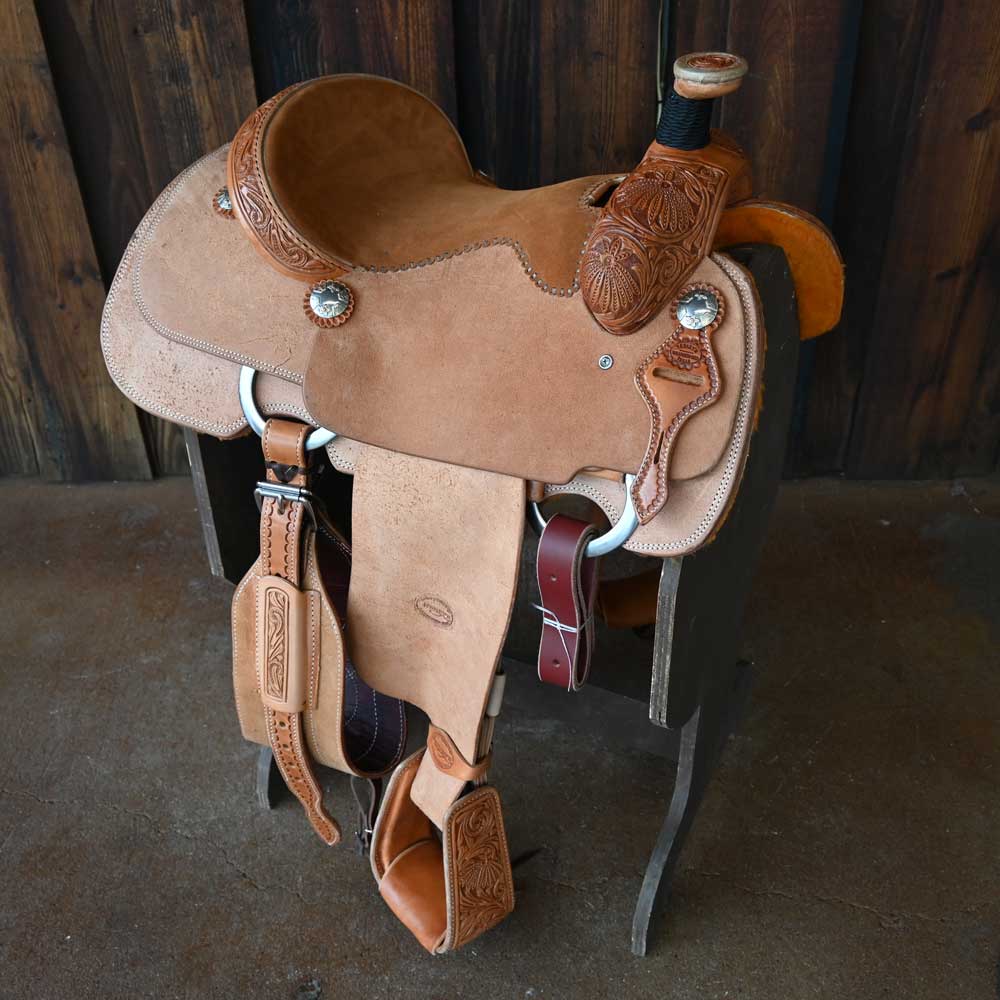 15" TESKEY'S TEAM ROPING SADDLE