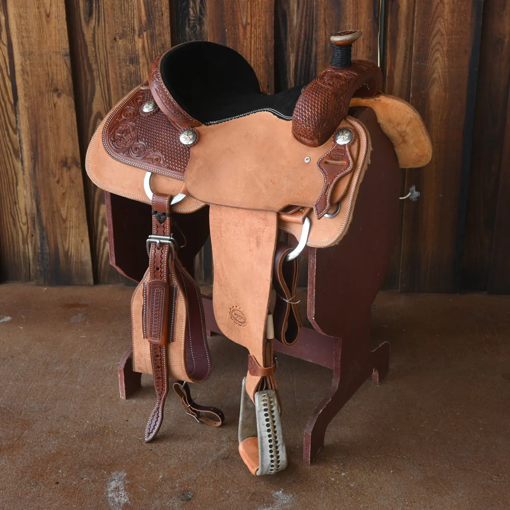 15" TESKEY'S TEAM ROPING SADDLE