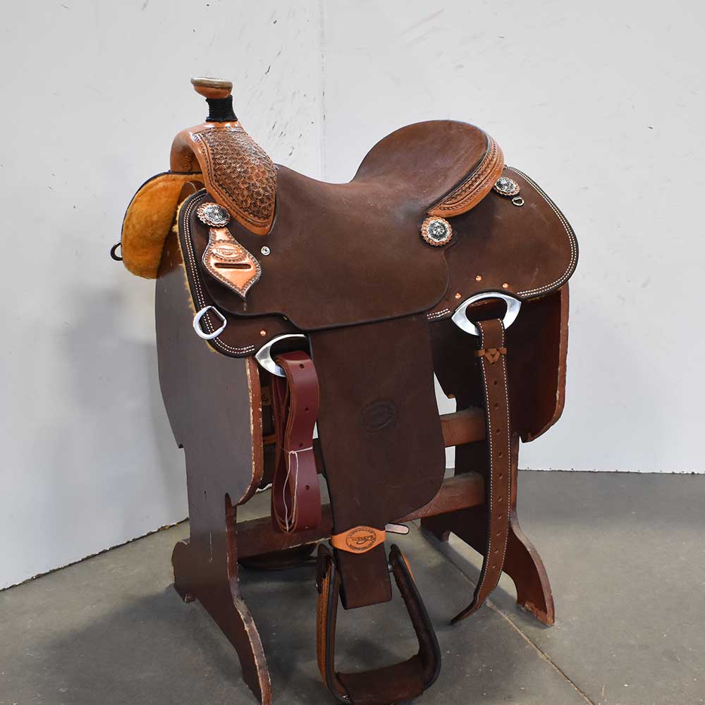 15" TESKEY'S CALF ROPING SADDLE