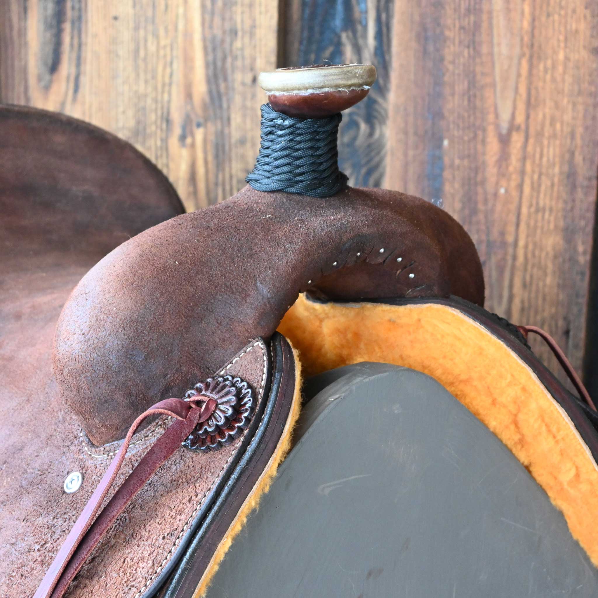 15" TESKEY'S TEAM ROPING SADDLE - Image 2