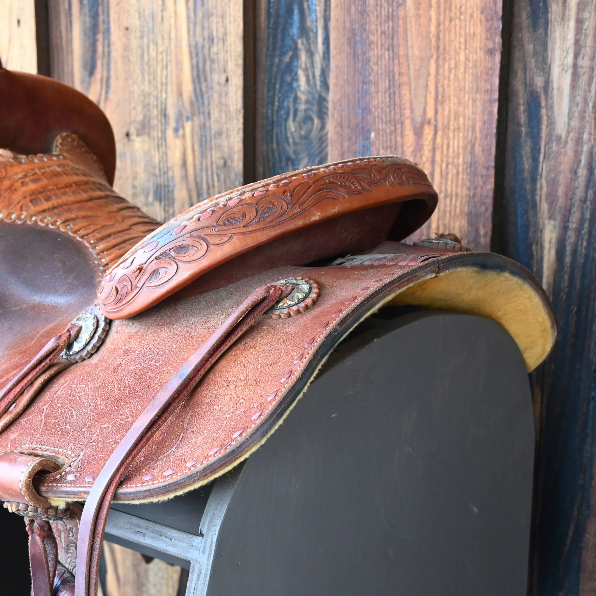 15" USED JEFF SMITH BARREL SADDLE - Image 3