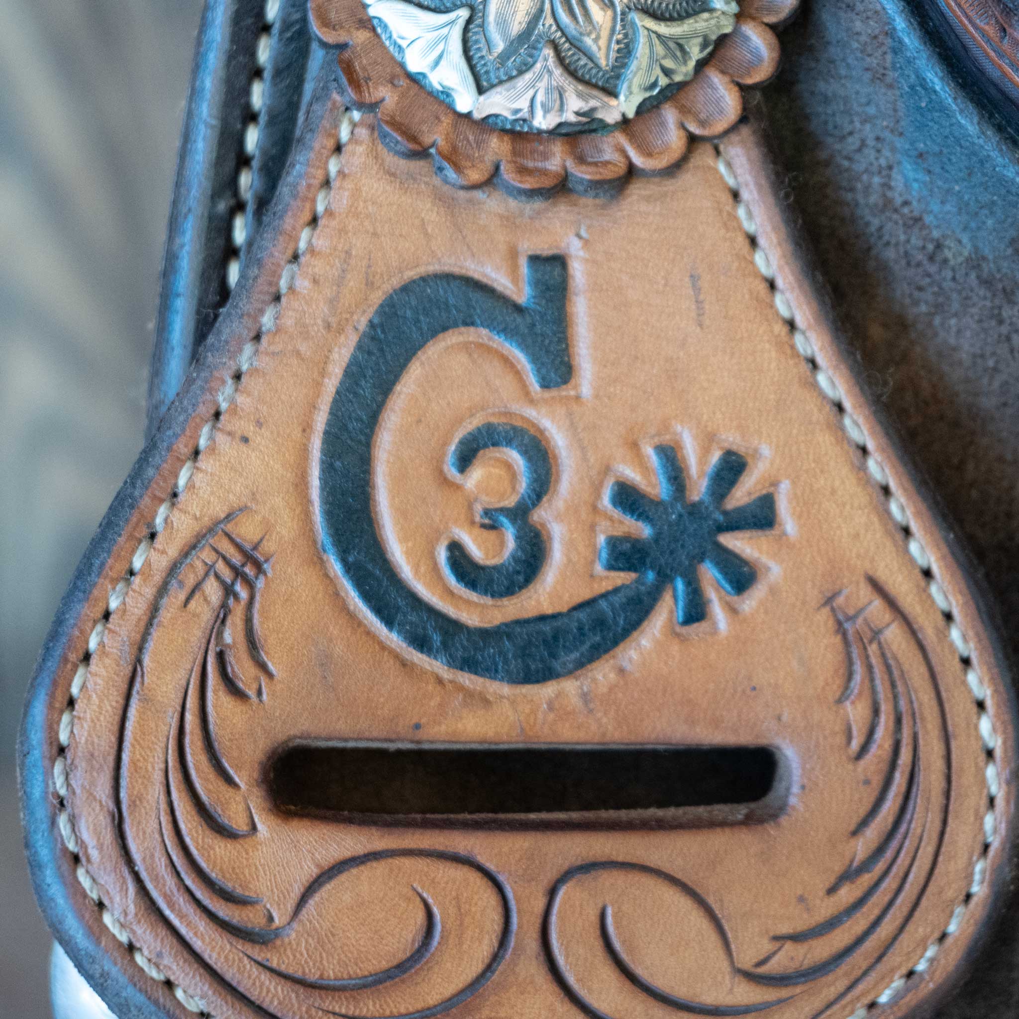 15" USED JEFF SMITH C3 BARREL SADDLE - Image 4