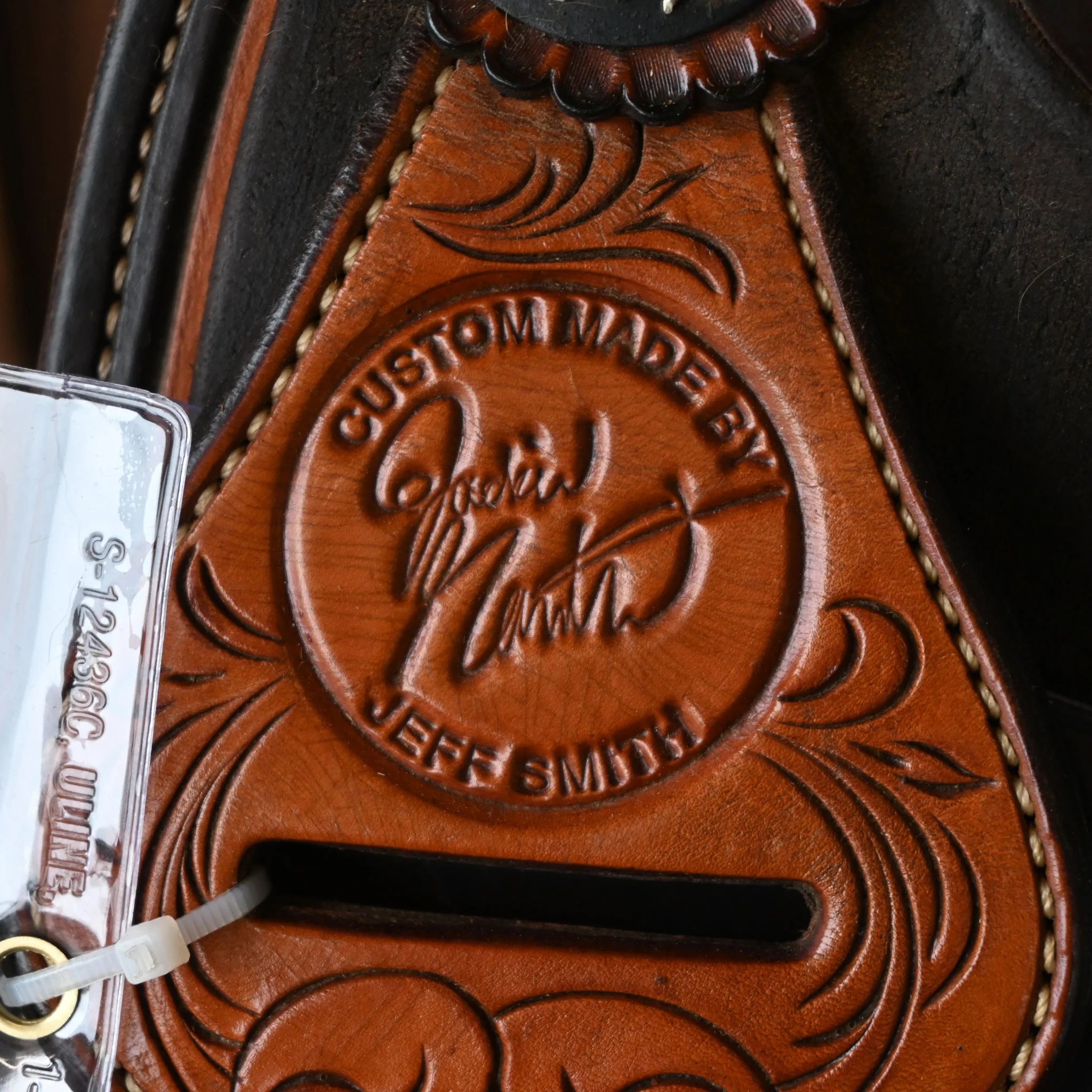 15" USED JEFF SMITH JACKIE GANTER BARREL SADDLE - Image 4