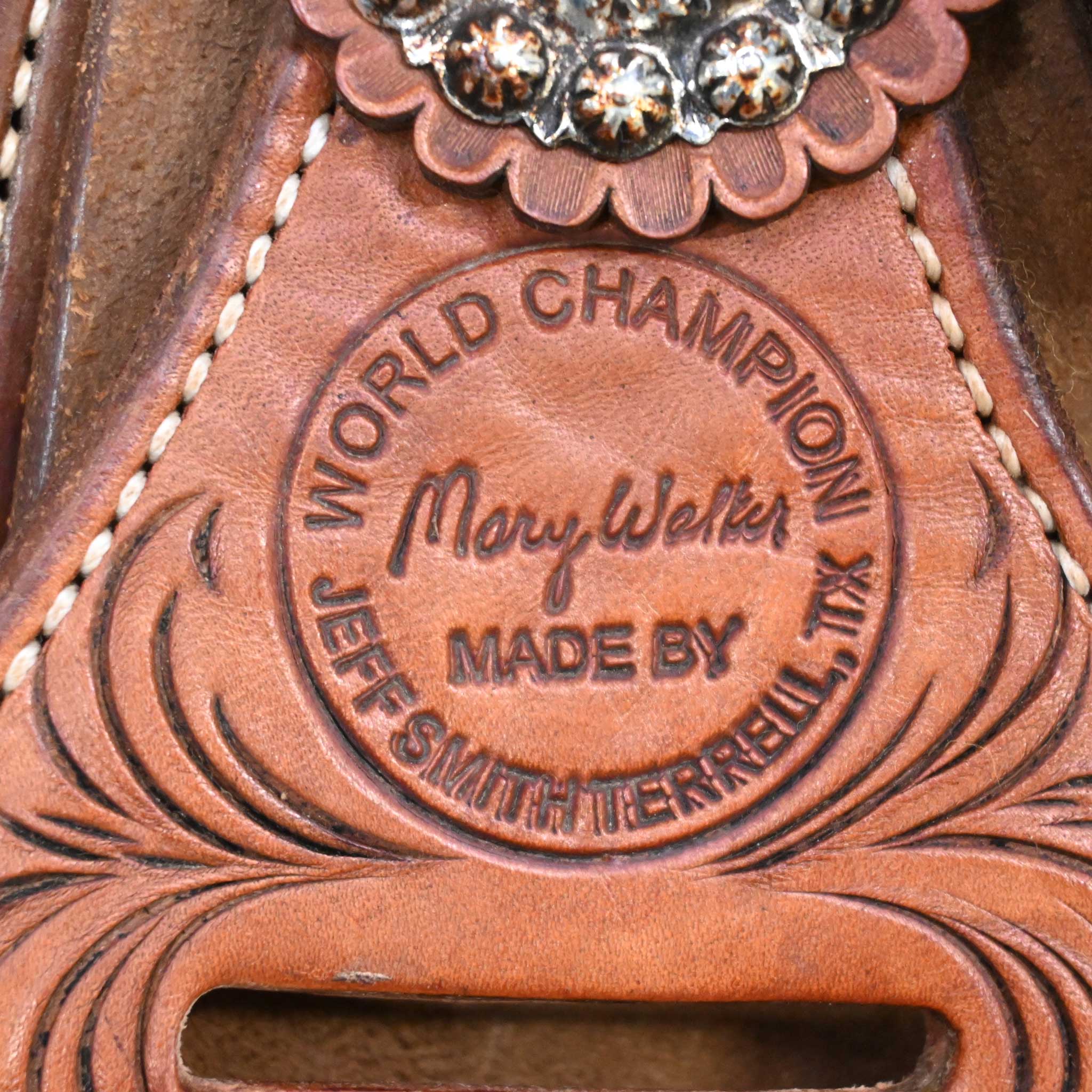 15" USED JEFF SMITH MARY WALKER BARREL SADDLE - Image 4