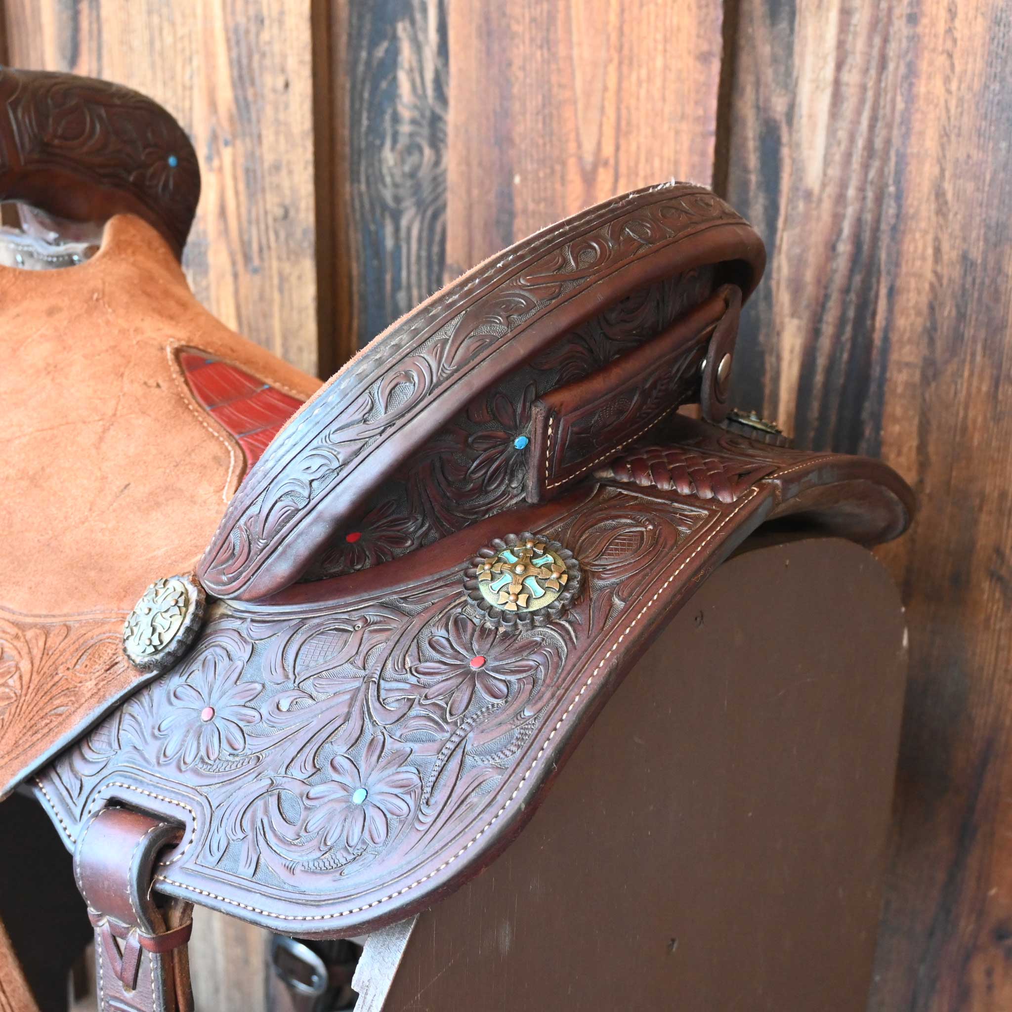 15" USED JEFF SMITH XTREME BARREL SADDLE - Image 3