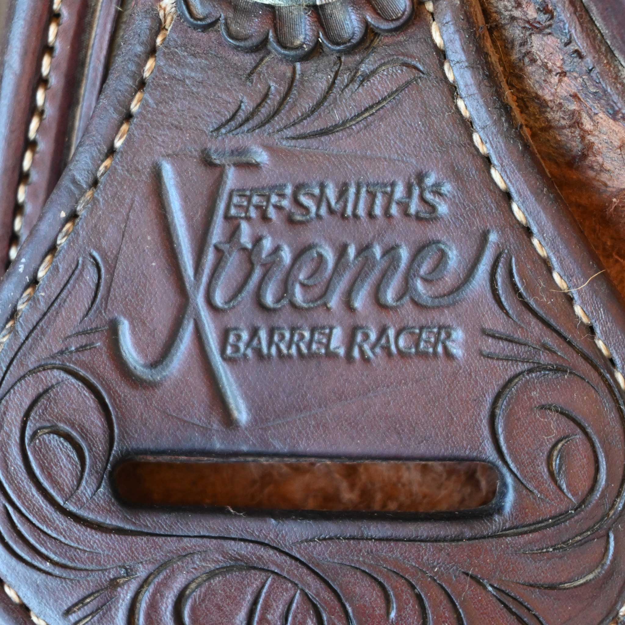 15" USED JEFF SMITH XTREME BARREL SADDLE - Image 4
