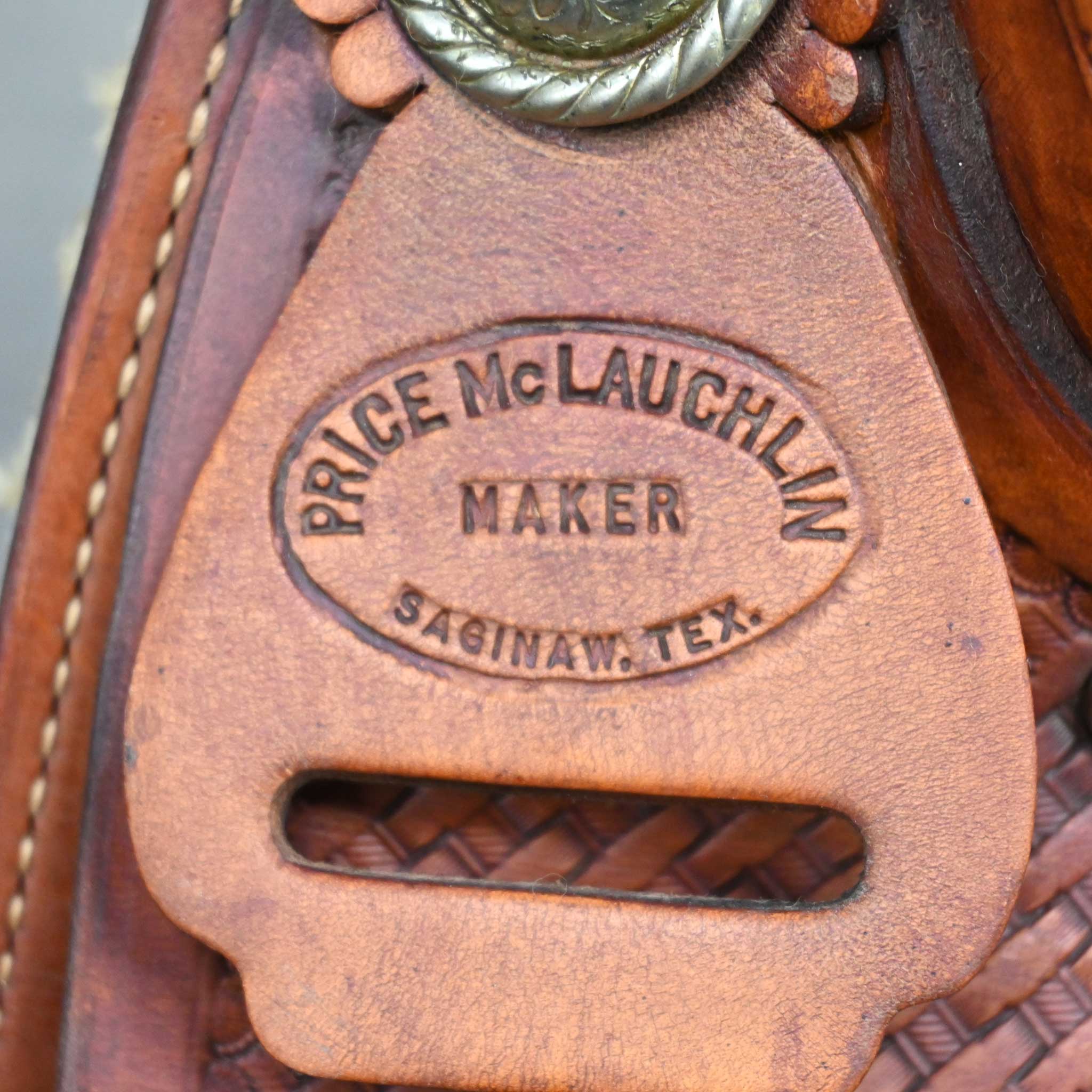 15" USED PRICE McLAUCHLIN BARREL SADDLE - Image 4