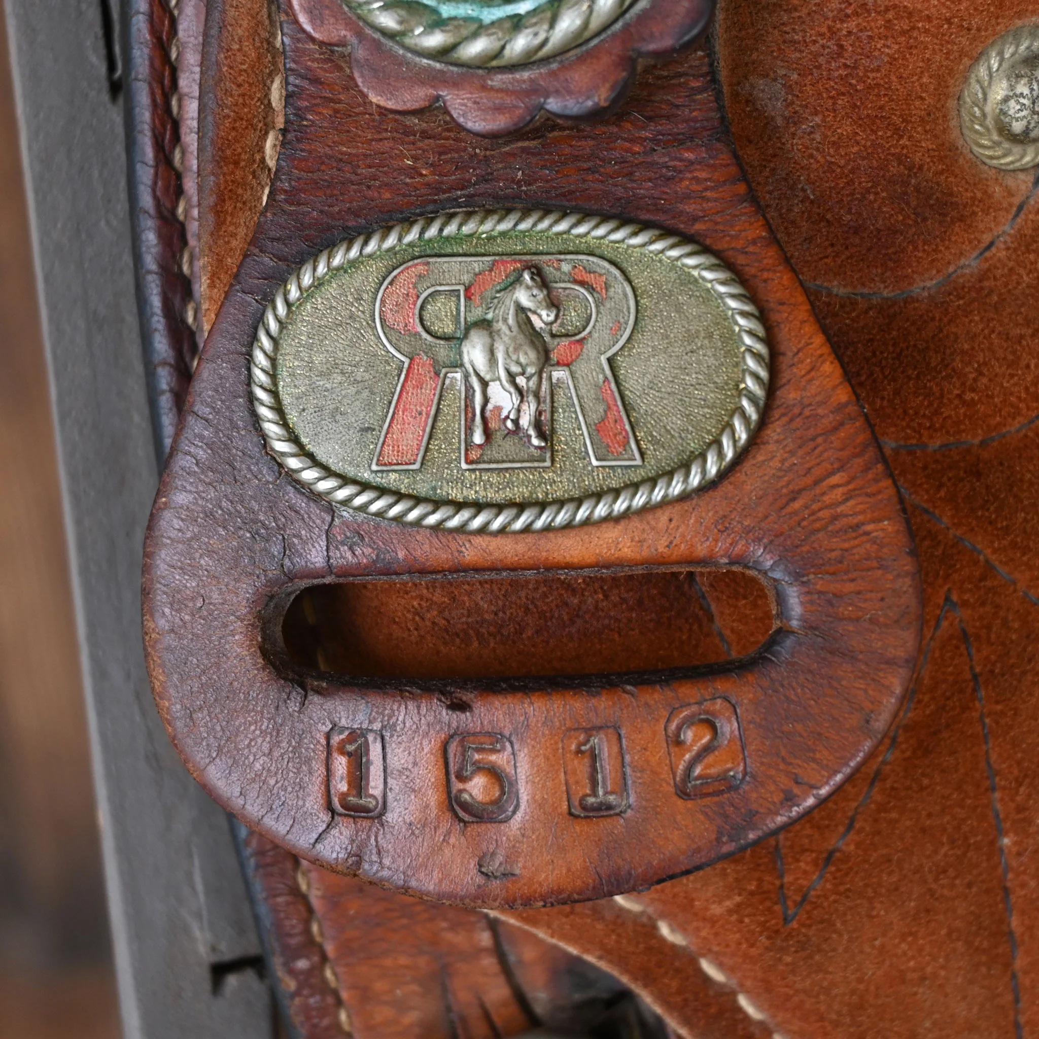 15" USED RED RANGER BARREL SADDLE - Image 5