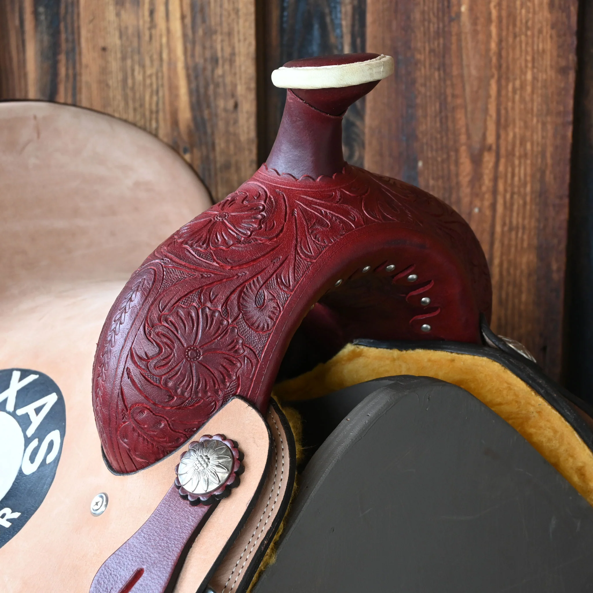 15" USED RIO SADDLERY TEAM ROPING SADDLE - Image 2
