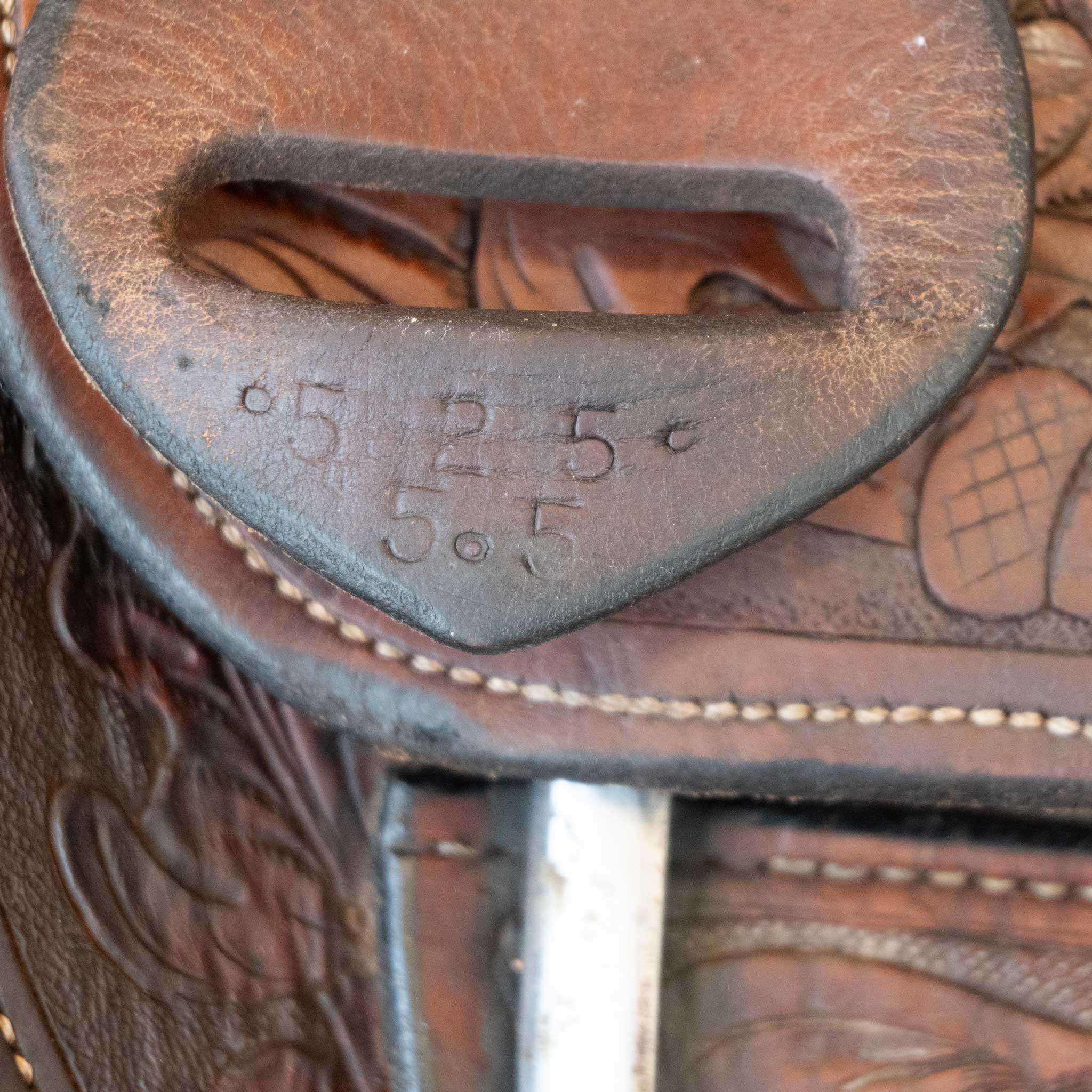15" USED TEAM ROPING SADDLE - Image 4
