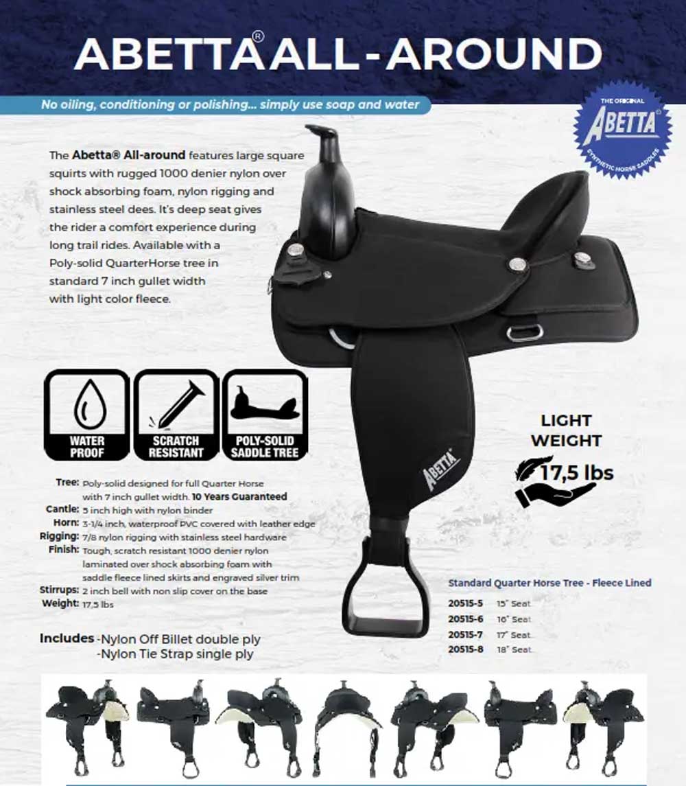 17" ABETTA ALL AROUND SADDLE - Image 3